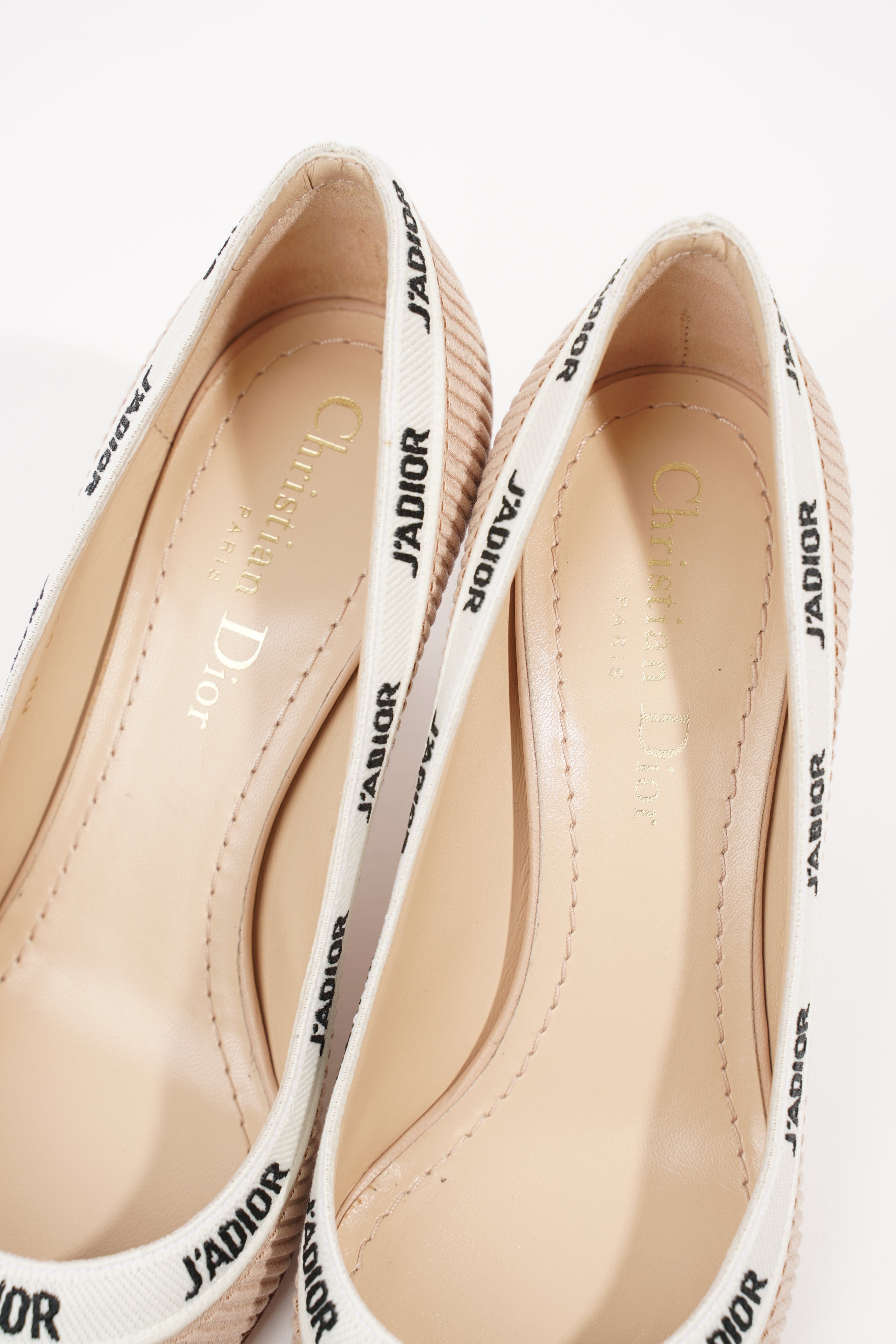 Dior Womens J'adior Pump 25 Powder Nude EU 35 / UK 2
