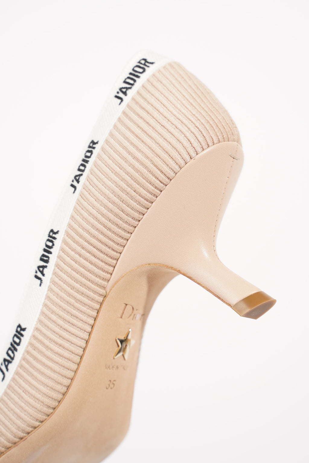 Dior Womens J'adior Pump 25 Powder Nude EU 35 / UK 2