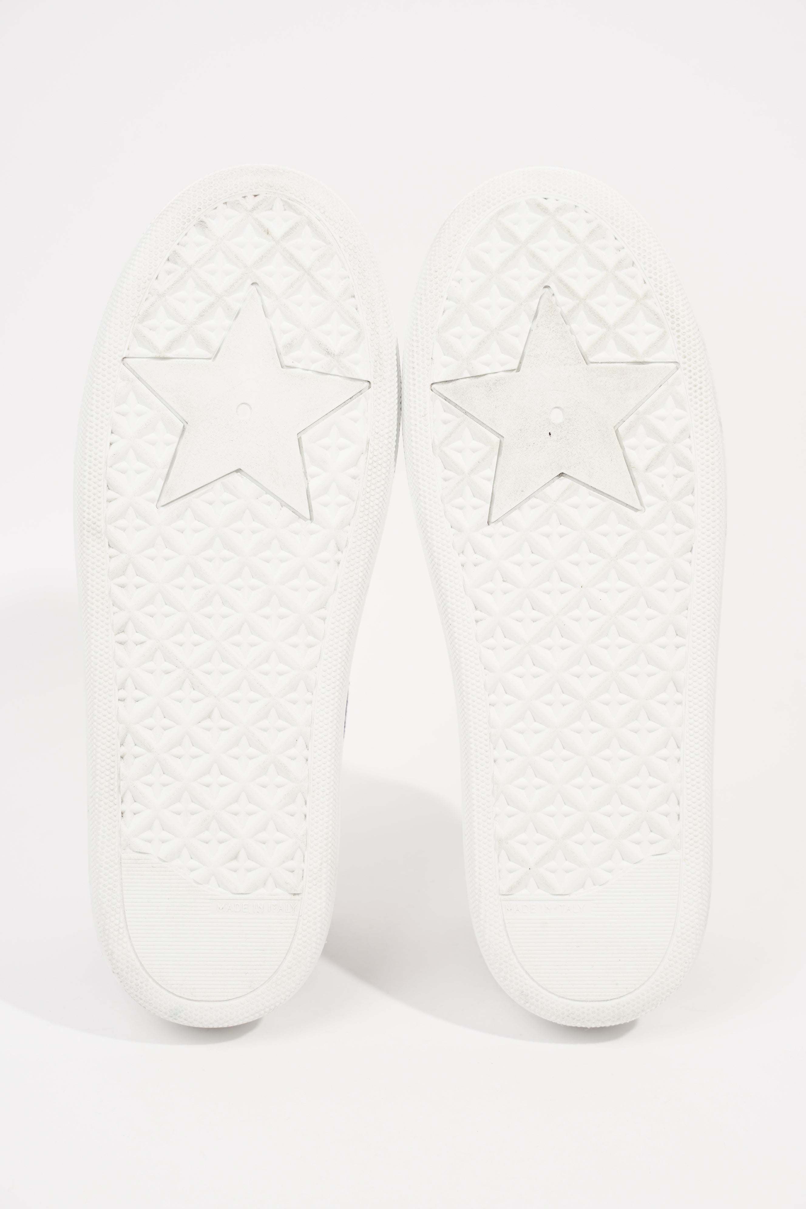 Christian Dior Womens Toile De Jouye Slip On Sneaker Off White Blue EU 39.5 / UK 6.5