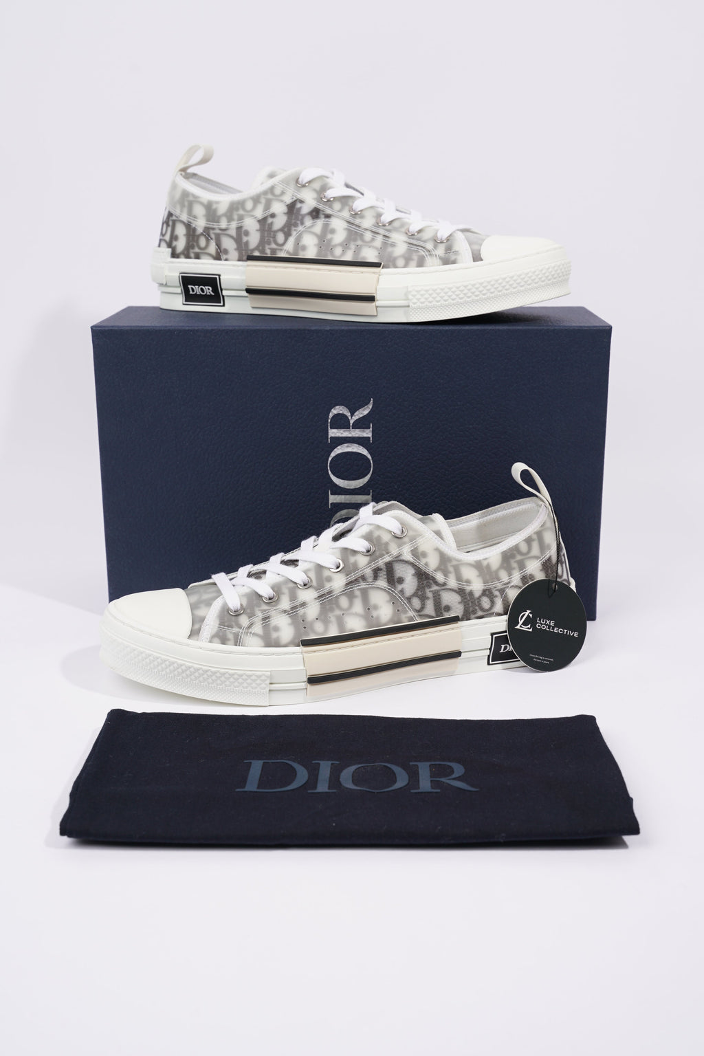 Christian Dior Mens B23 Low Top Grey EU 45 / UK 11