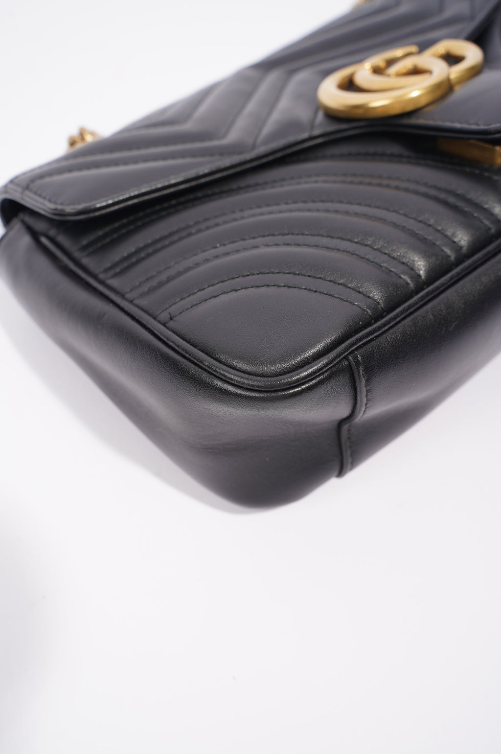 Gucci GG Marmont Bag Black Leather Small