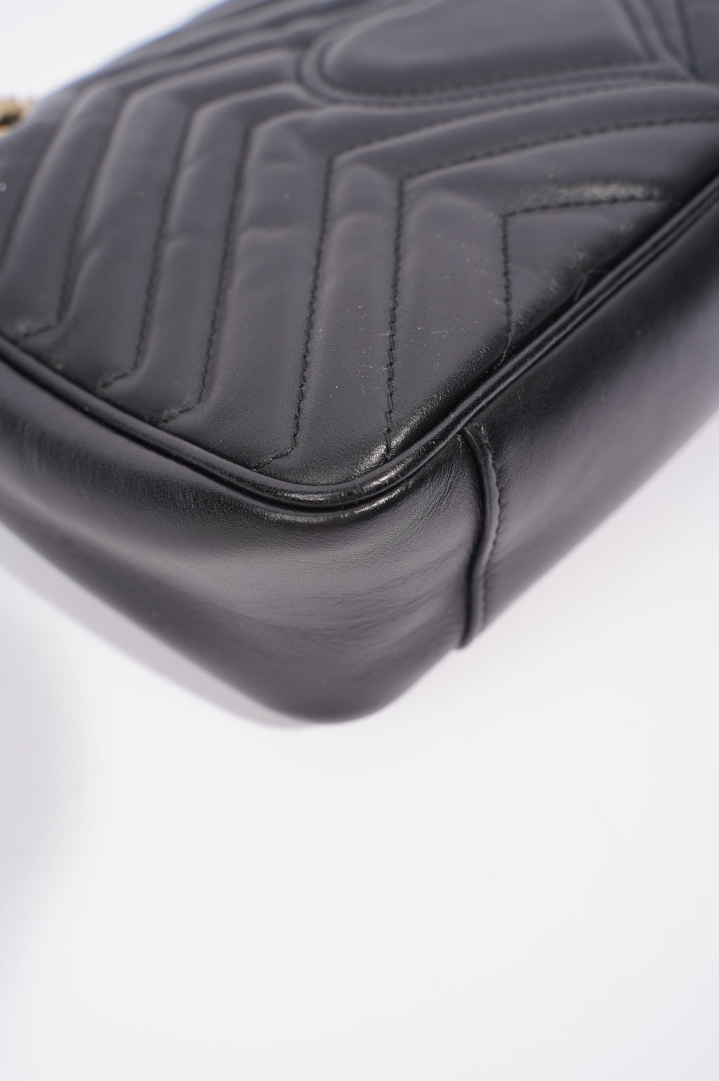 Gucci GG Marmont Bag Black Leather Small