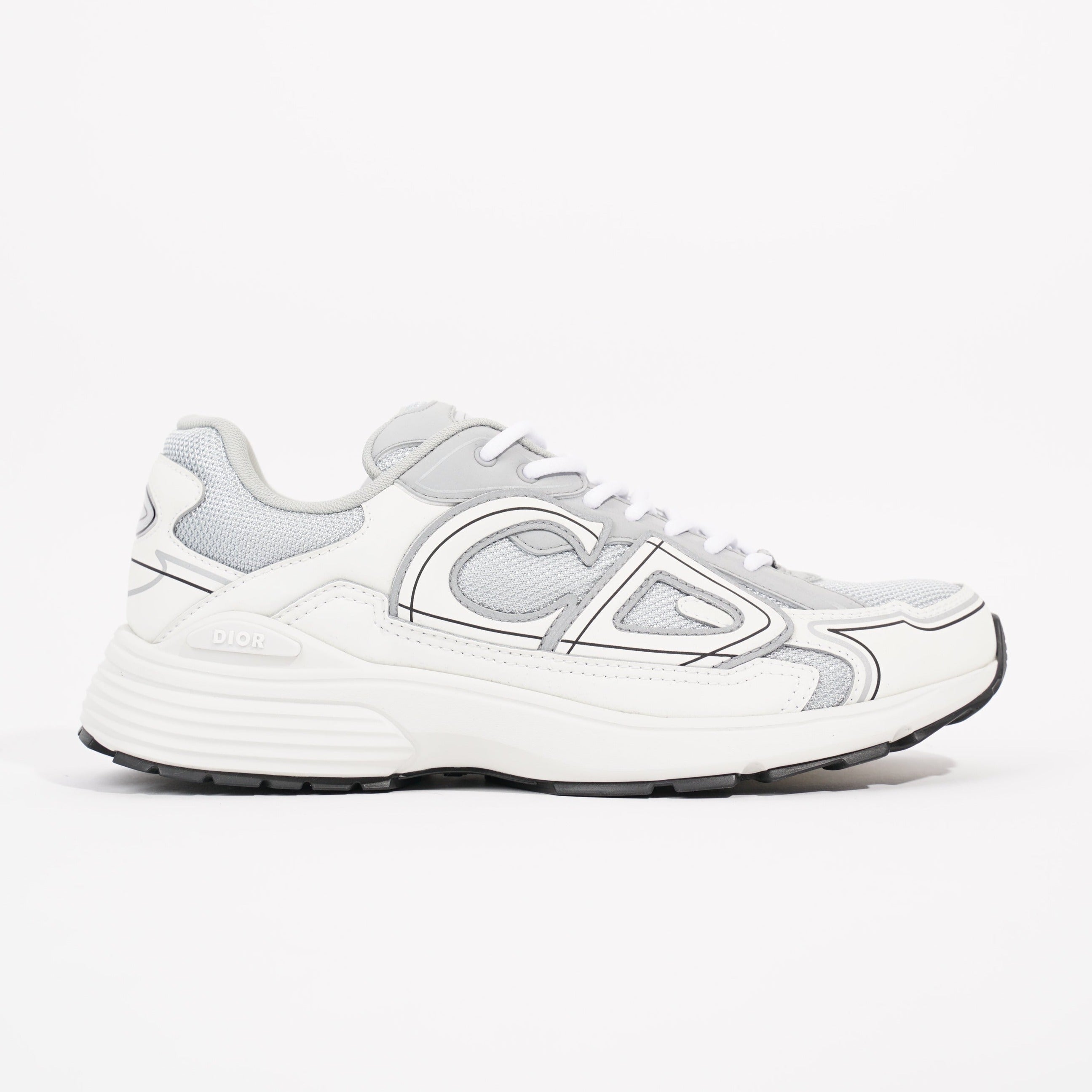 Christian Dior Mens B30 Grey / White EU 42.5 / UK 8.5
