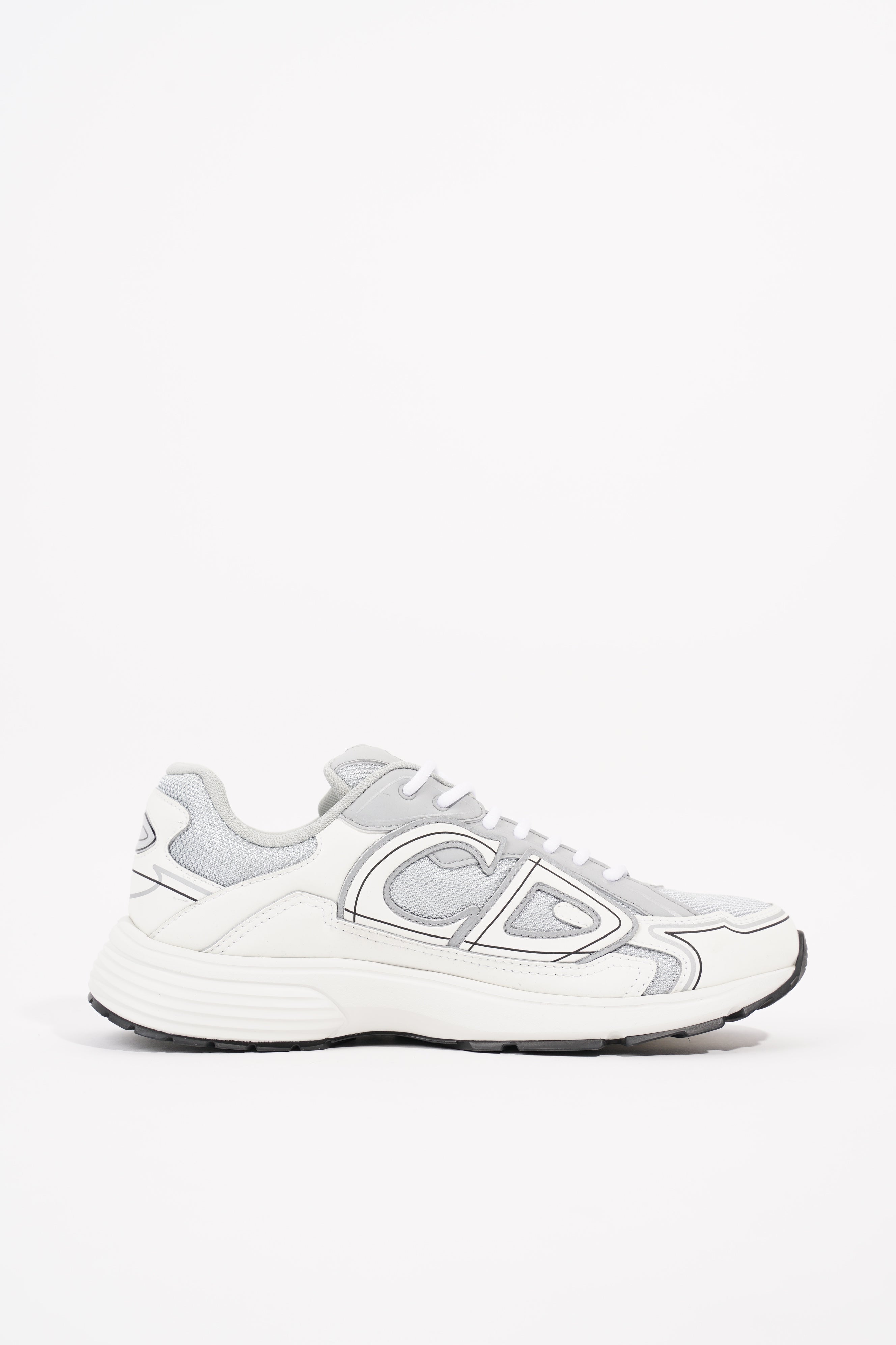 Christian Dior Mens B30 Grey / White EU 42.5 / UK 8.5