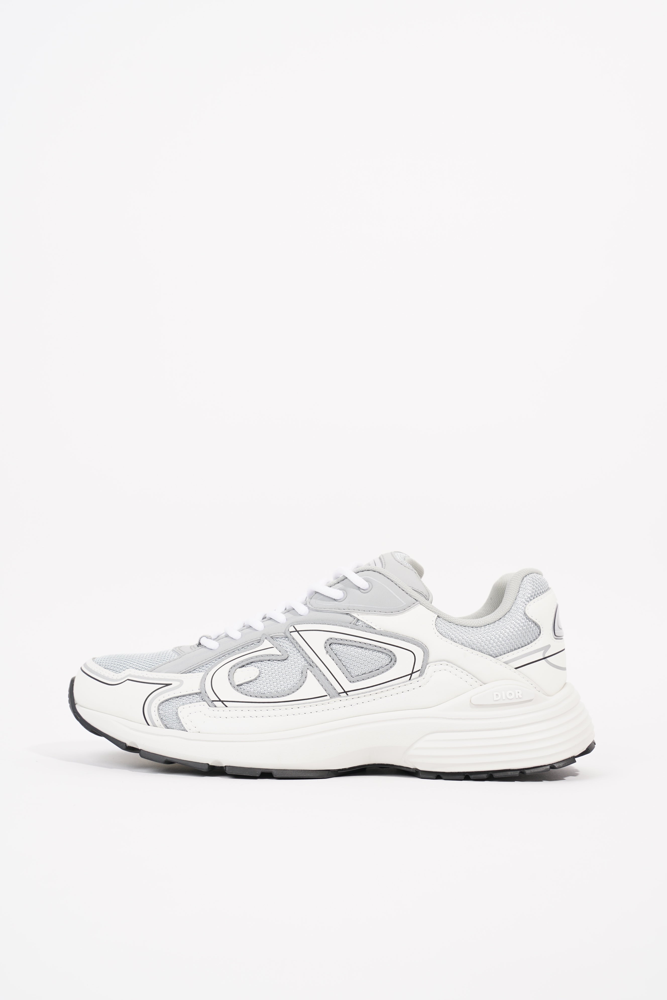 Christian Dior Mens B30 Grey / White EU 42.5 / UK 8.5