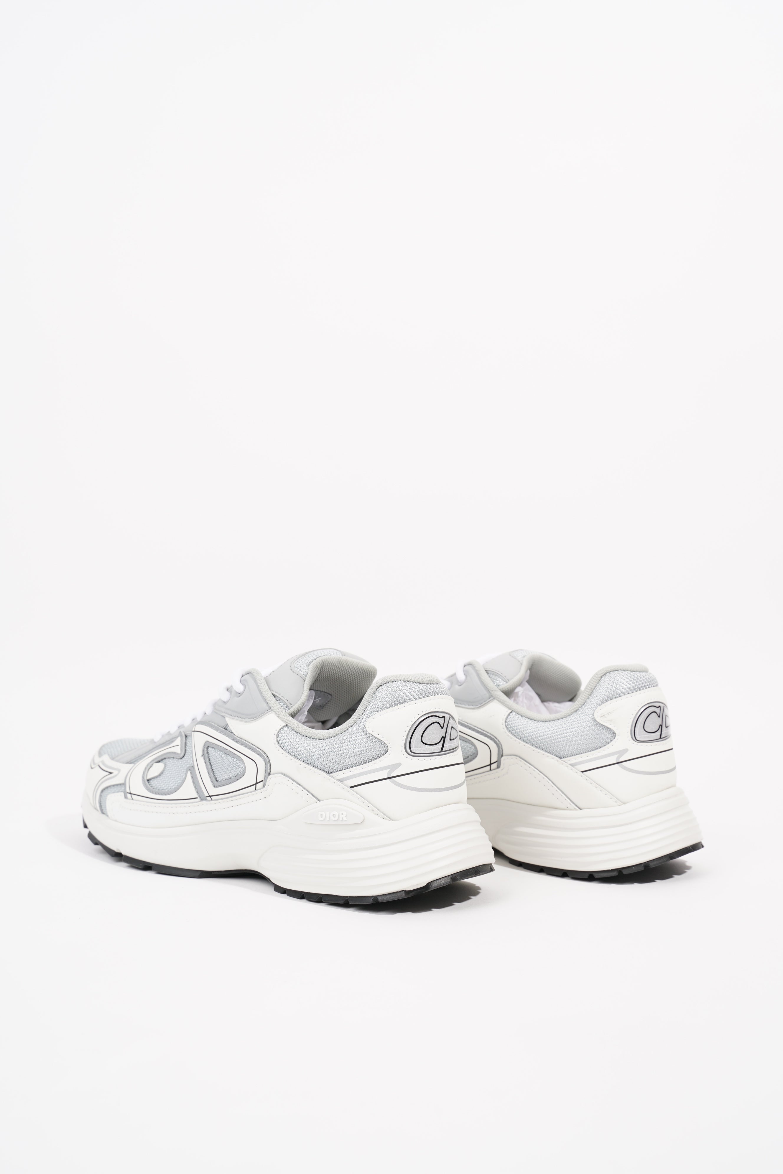 Christian Dior Mens B30 Grey / White EU 42.5 / UK 8.5