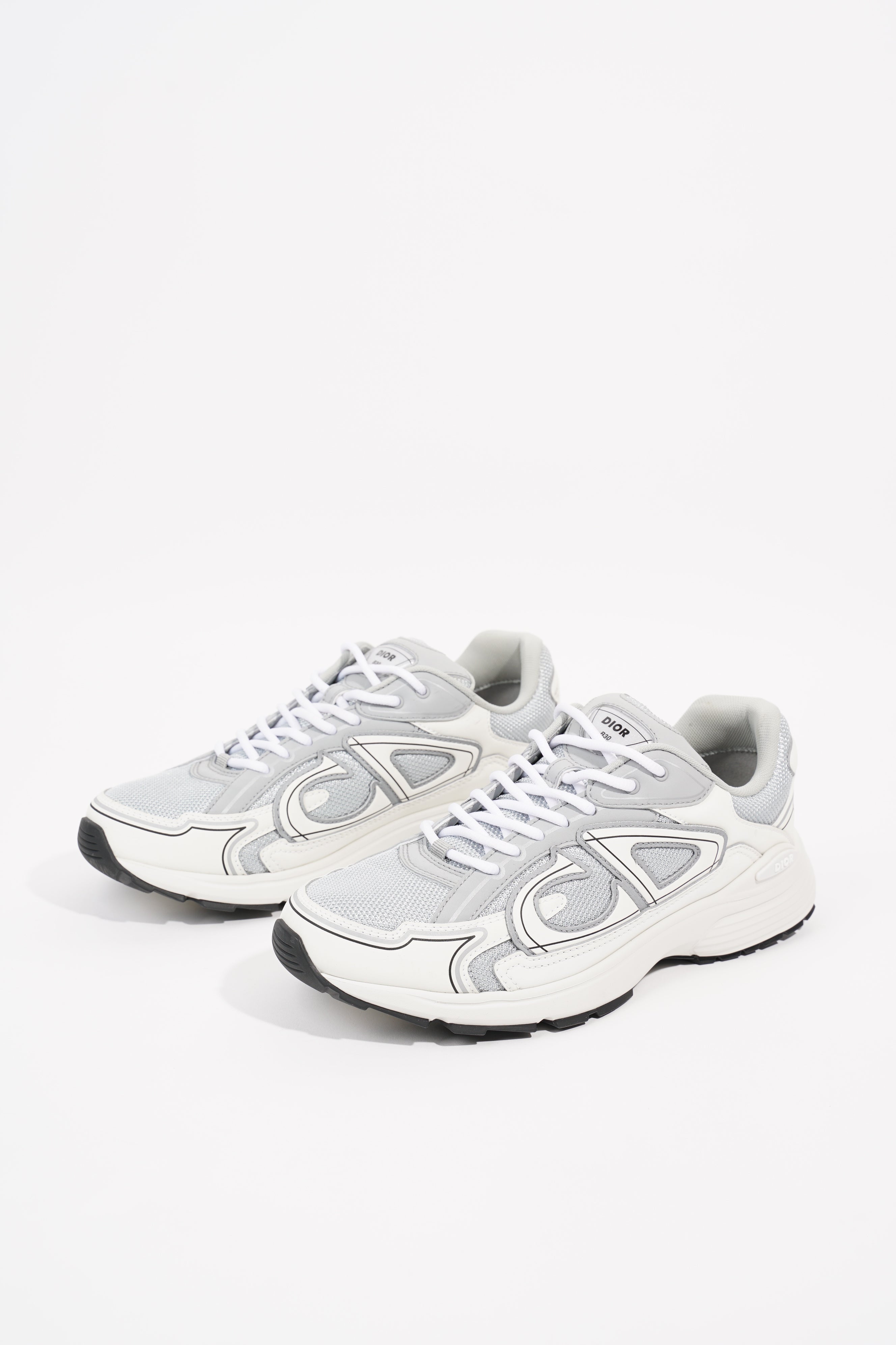 Christian Dior Mens B30 Grey / White EU 42.5 / UK 8.5