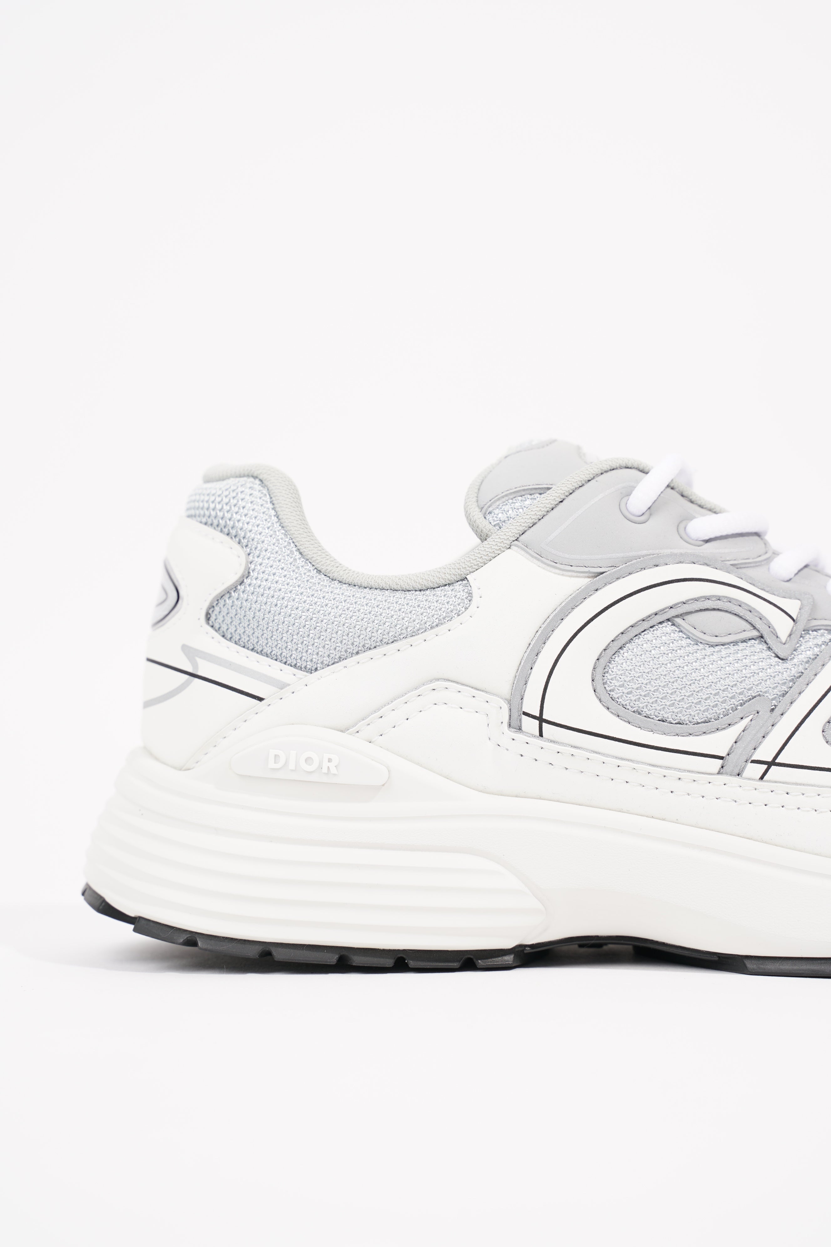 Christian Dior Mens B30 Grey / White EU 42.5 / UK 8.5