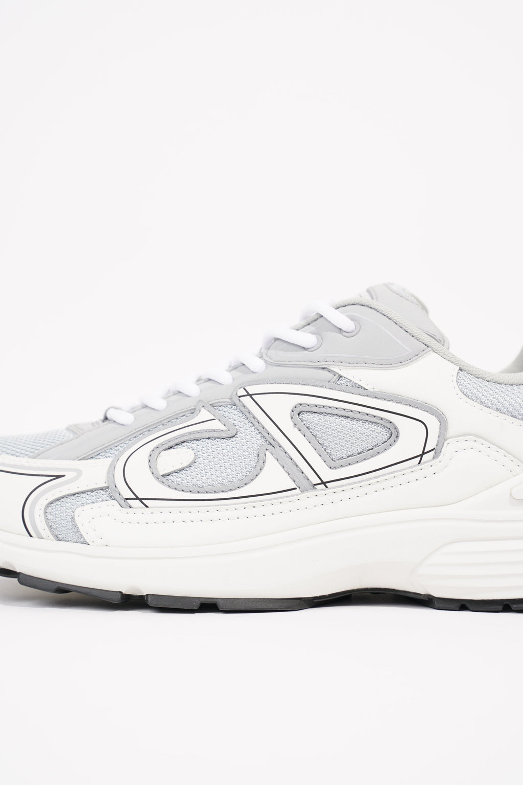 Christian Dior Mens B30 Grey / White EU 42.5 / UK 8.5