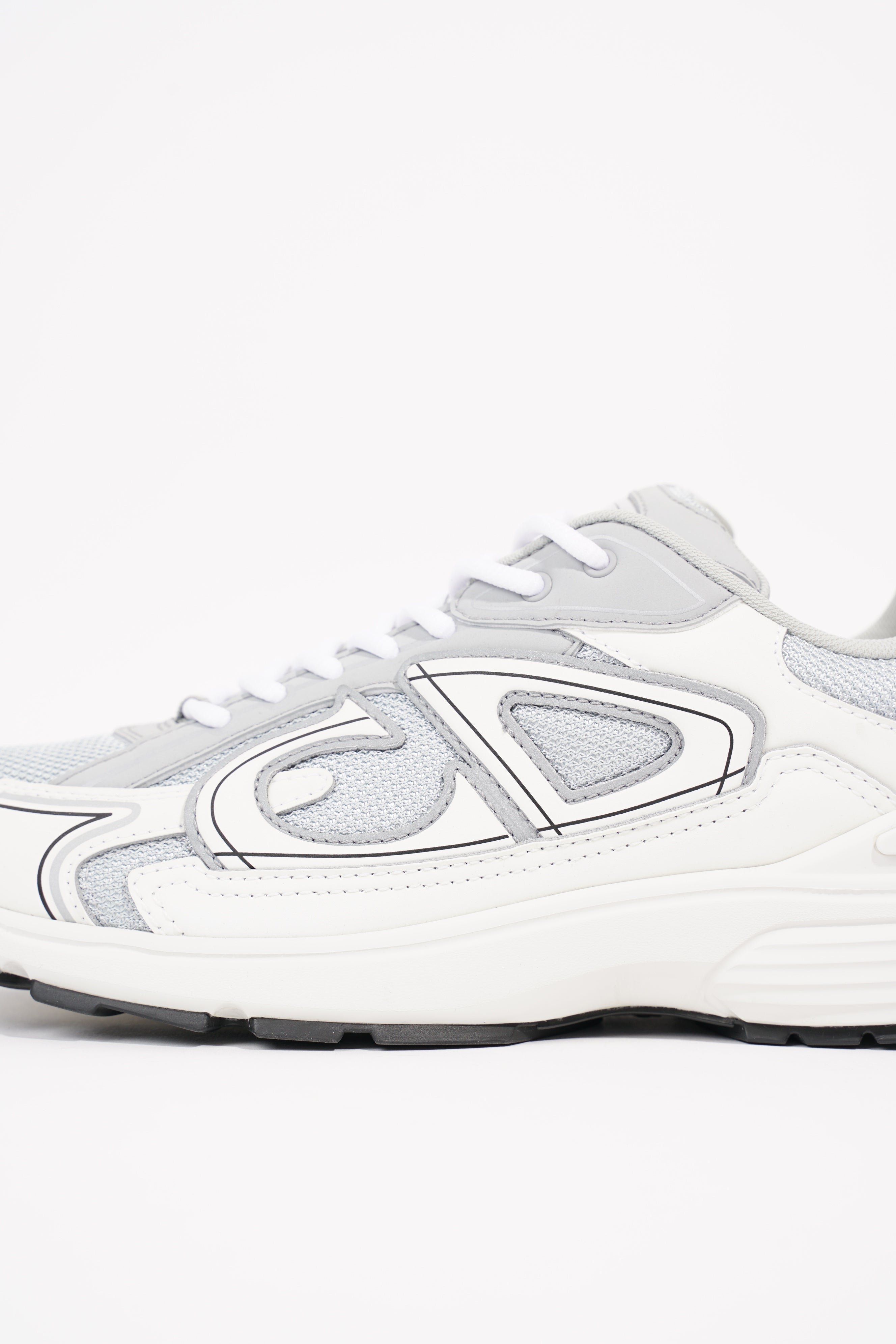 Christian Dior Mens B30 Grey / White EU 42.5 / UK 8.5