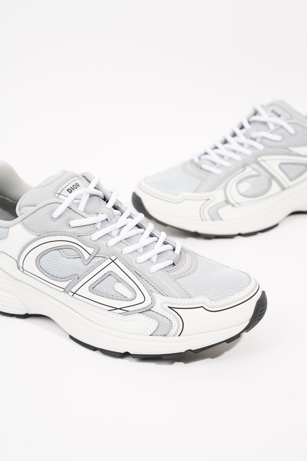 Christian Dior Mens B30 Grey / White EU 42.5 / UK 8.5