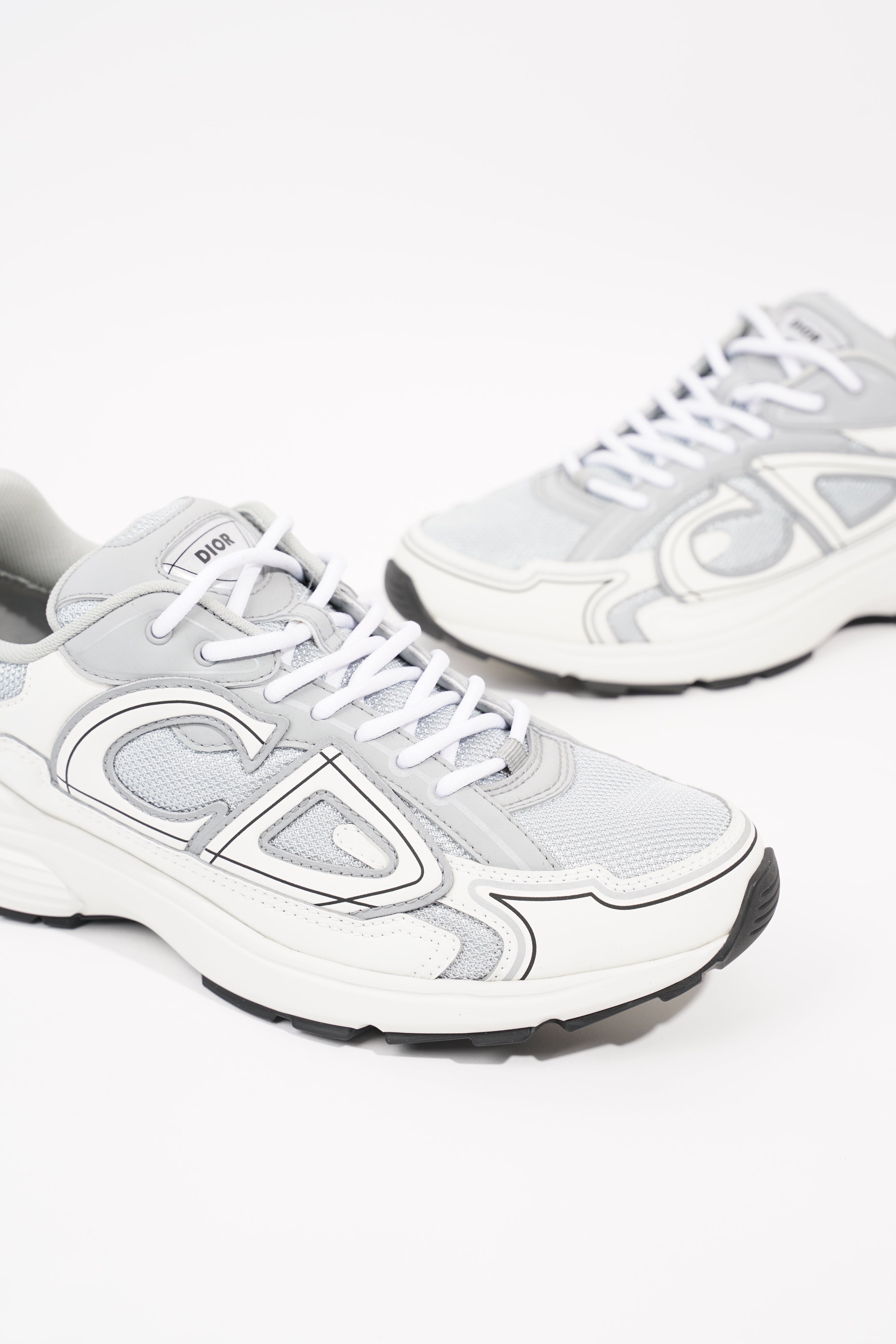 Christian Dior Mens B30 Grey / White EU 42.5 / UK 8.5