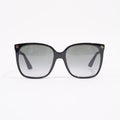 Gucci Womens Oversized Sunglasses Black Acetate 140