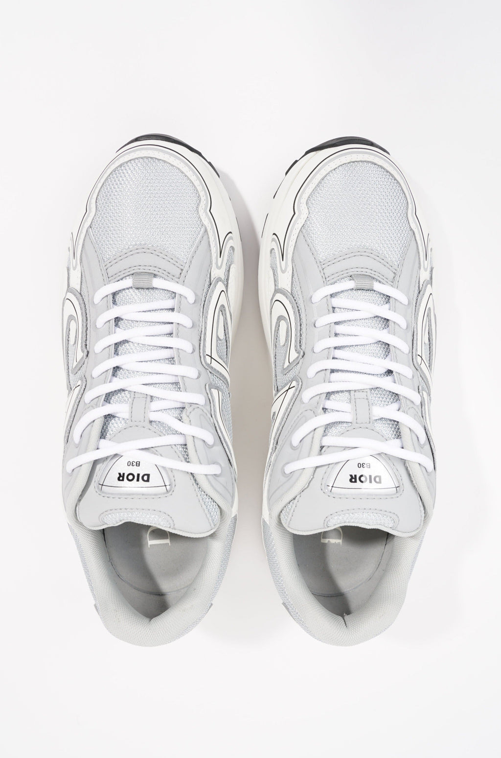 Christian Dior Mens B30 Grey / White EU 42.5 / UK 8.5