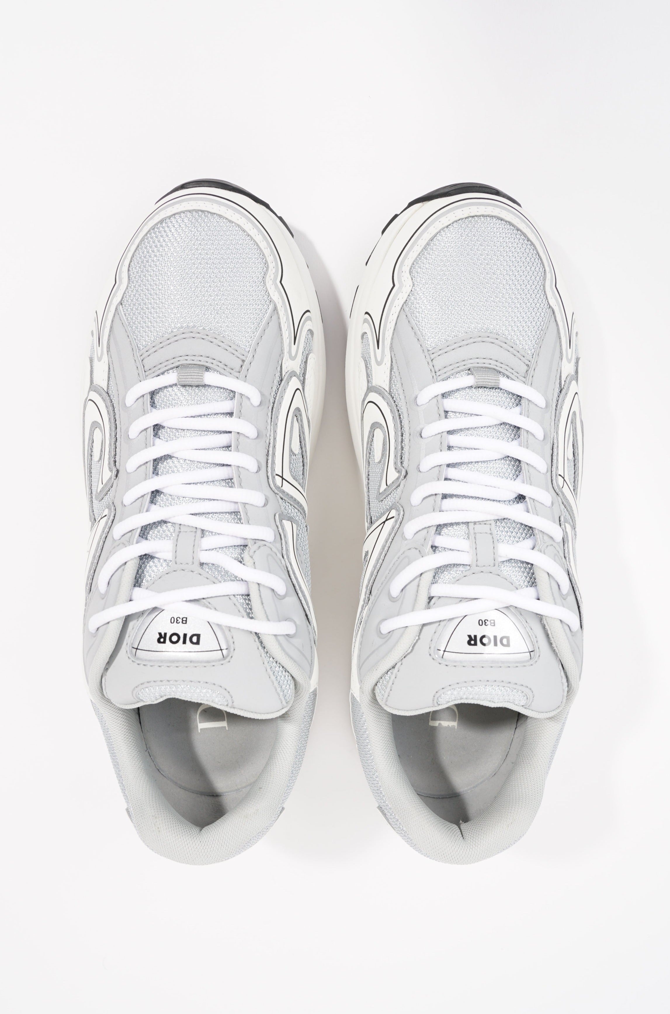 Christian Dior Mens B30 Grey / White EU 42.5 / UK 8.5