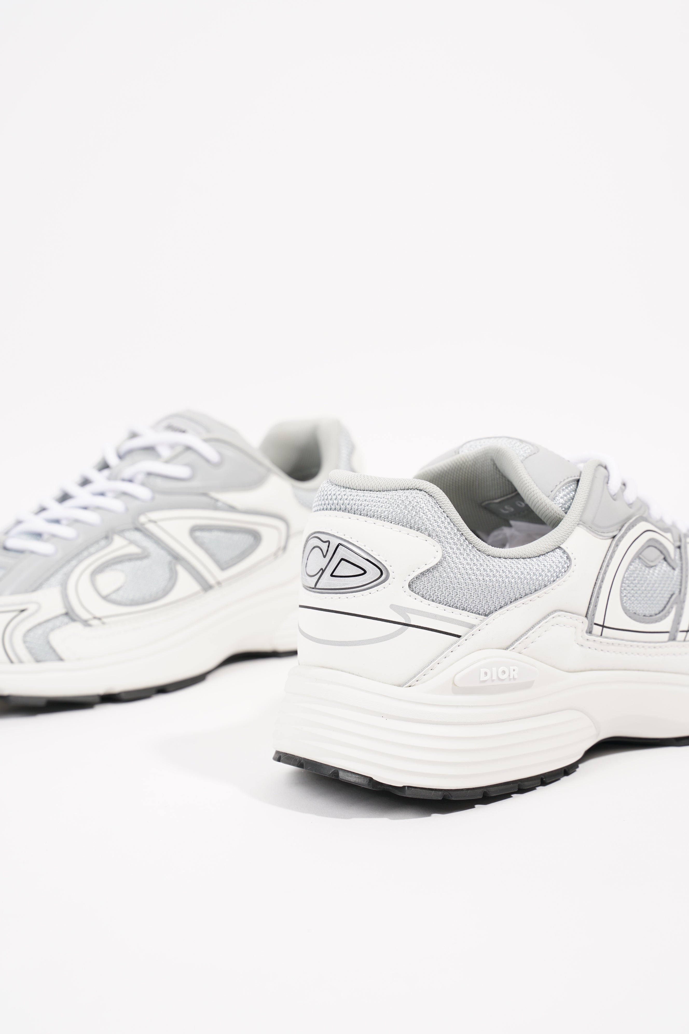 Christian Dior Mens B30 Grey / White EU 42.5 / UK 8.5