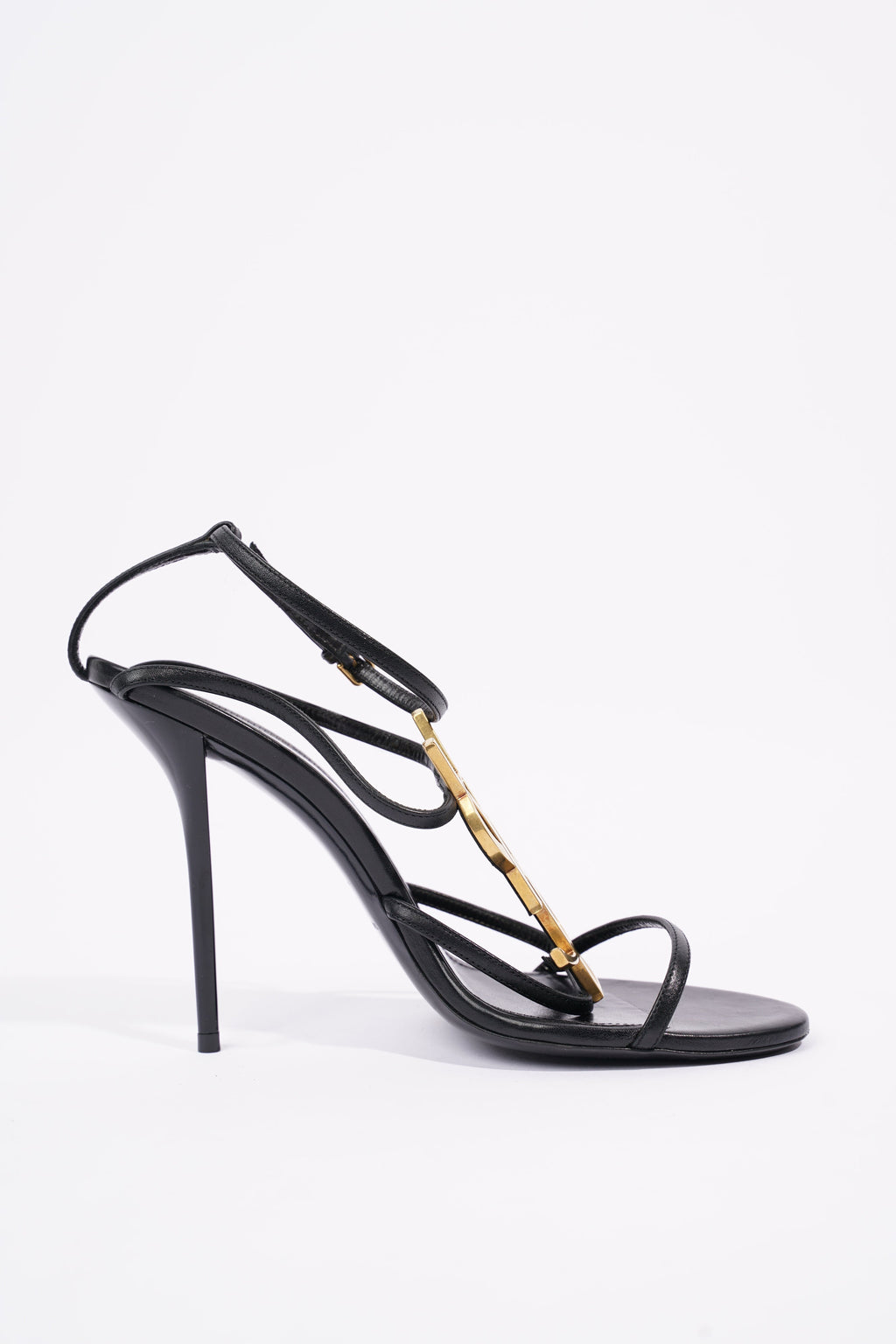 Saint Laurent Womens Cassandra 110 Black EU 39 / UK 6