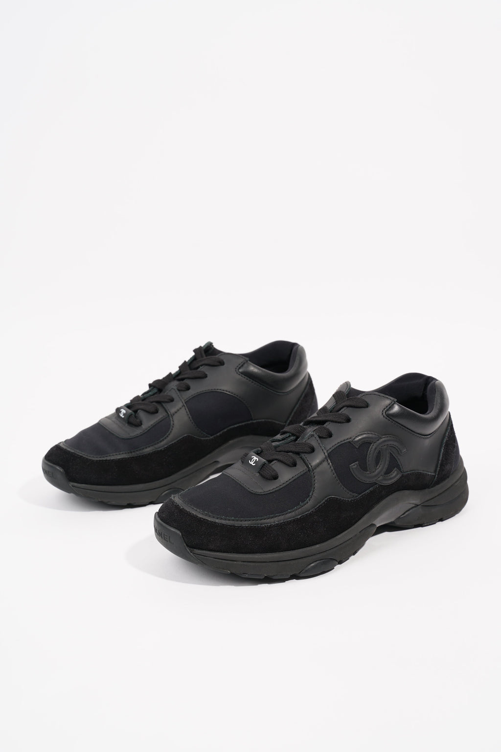 Chanel Womens CC Logo Black EU 38.5 / UK 5.5