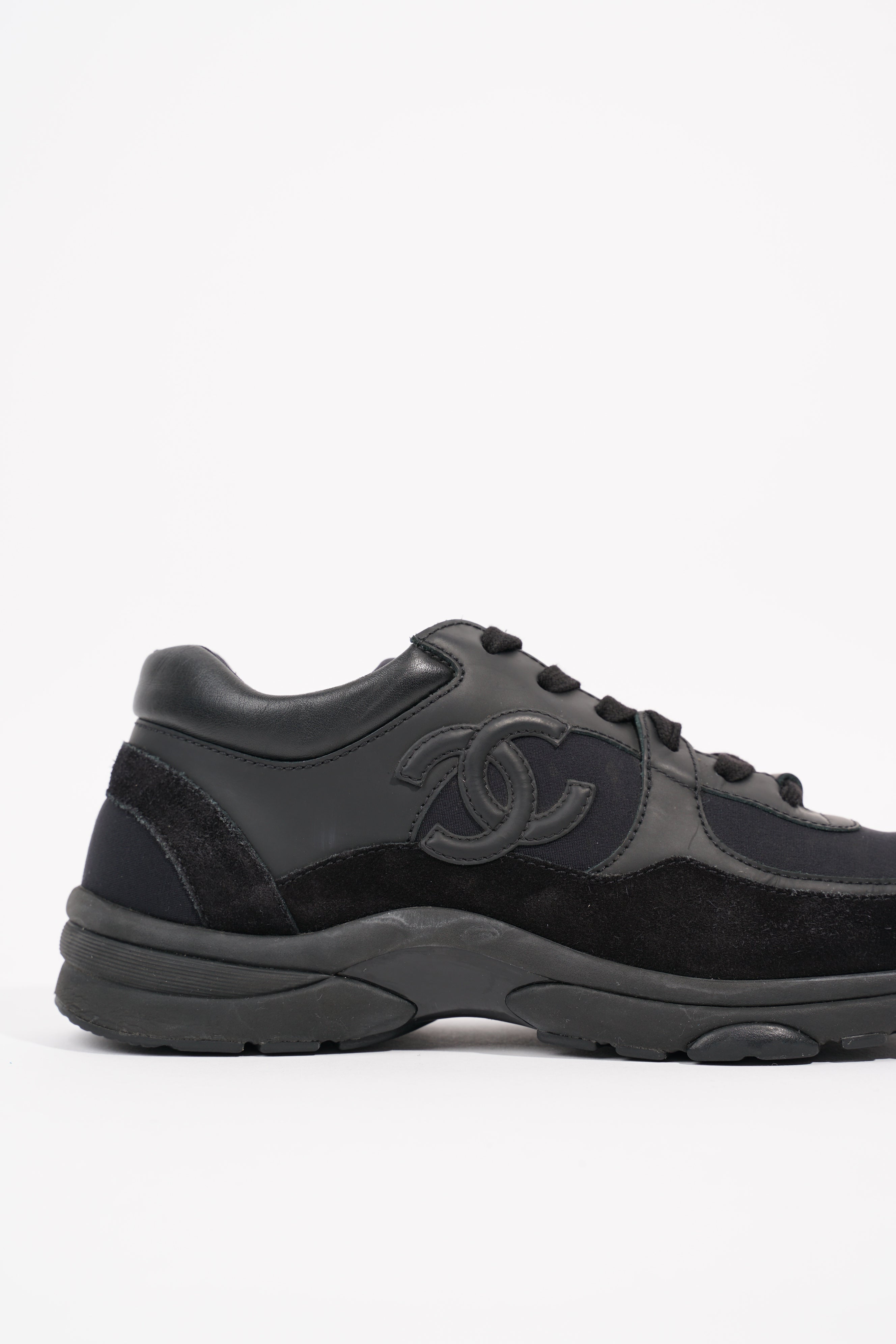 Chanel Womens CC Logo Black EU 38.5 / UK 5.5