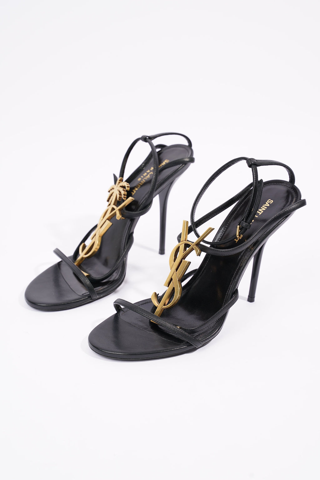 Saint Laurent Womens Cassandra 110 Black EU 39 / UK 6
