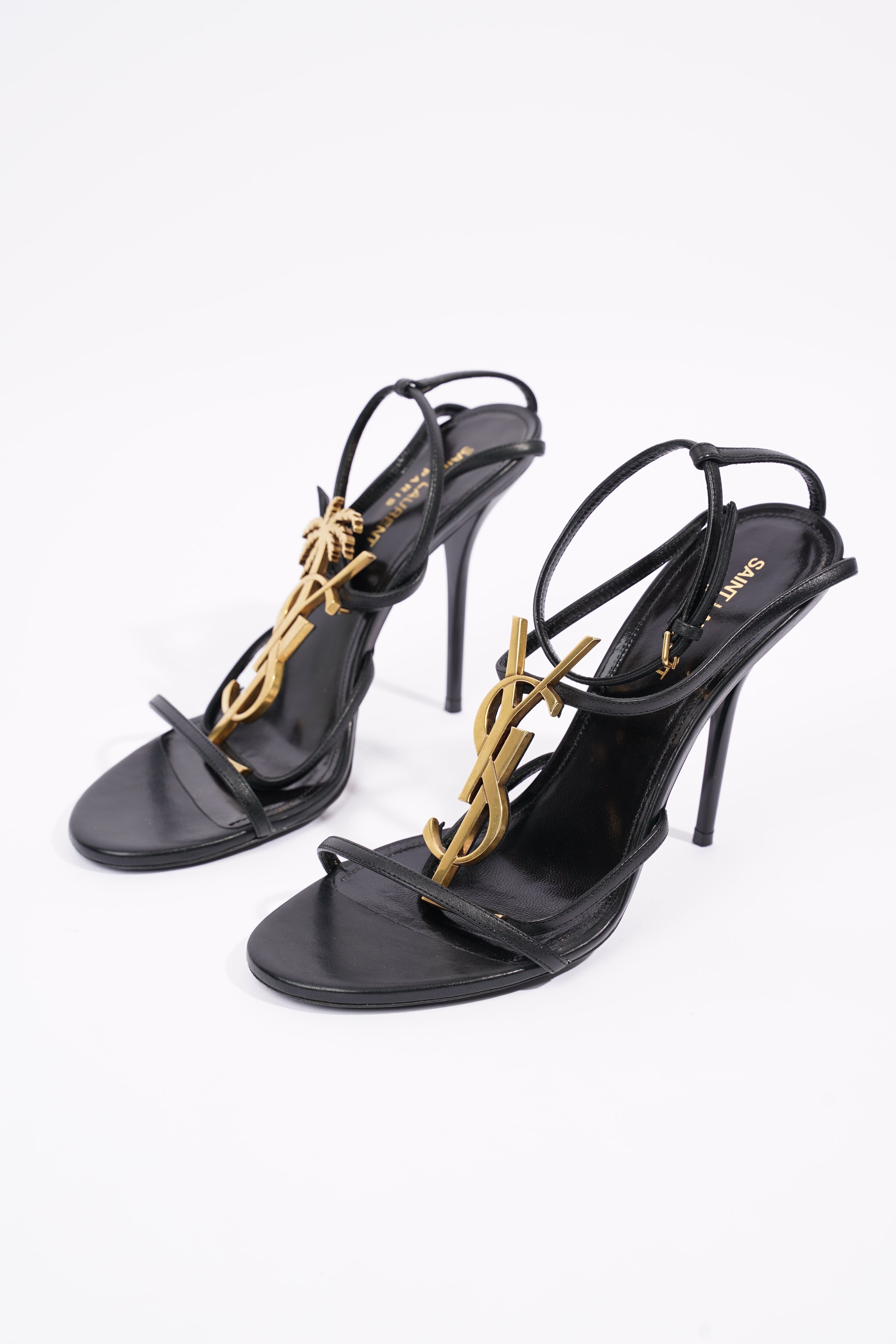 Saint Laurent Womens Cassandra 110 Black EU 39 / UK 6