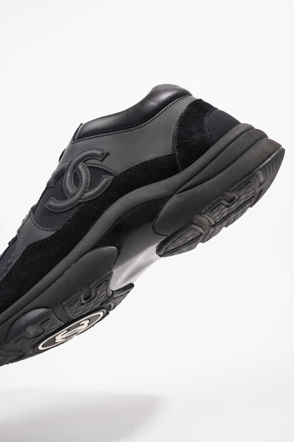 Chanel Womens CC Logo Black EU 38.5 / UK 5.5
