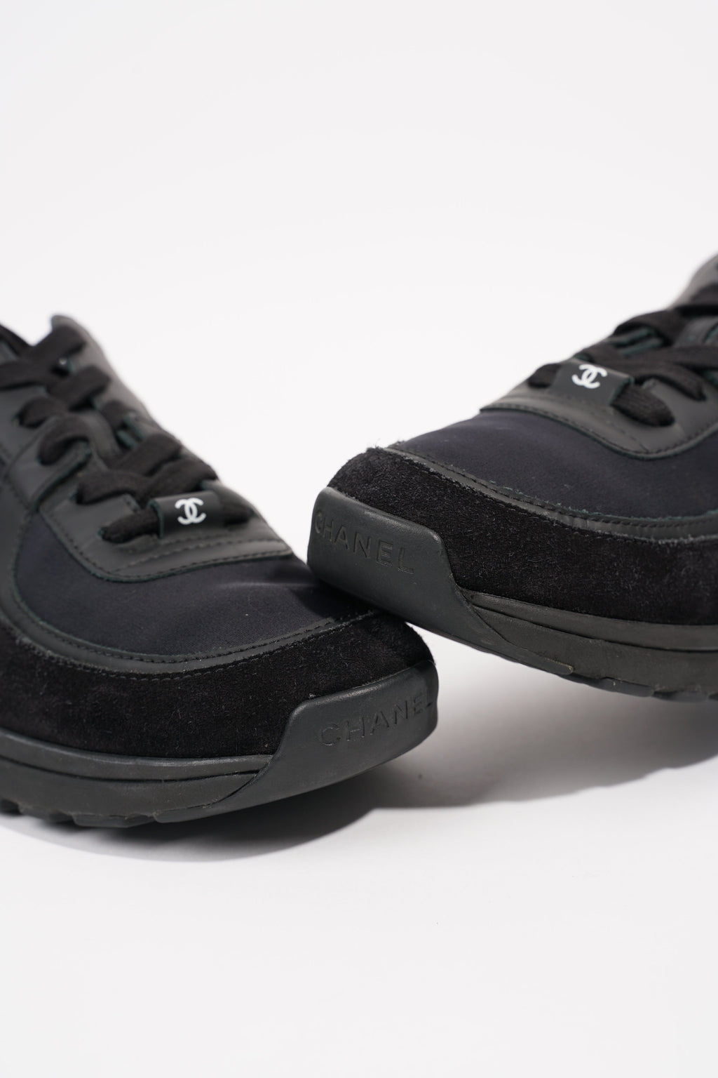 Chanel Womens CC Logo Black EU 38.5 / UK 5.5