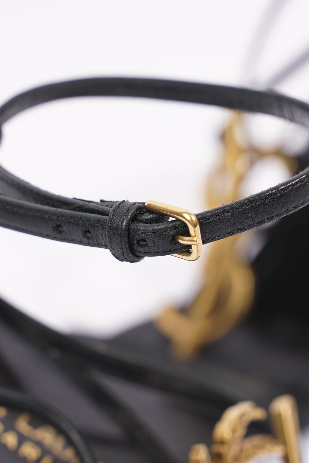 Saint Laurent Womens Cassandra 110 Black EU 39 / UK 6