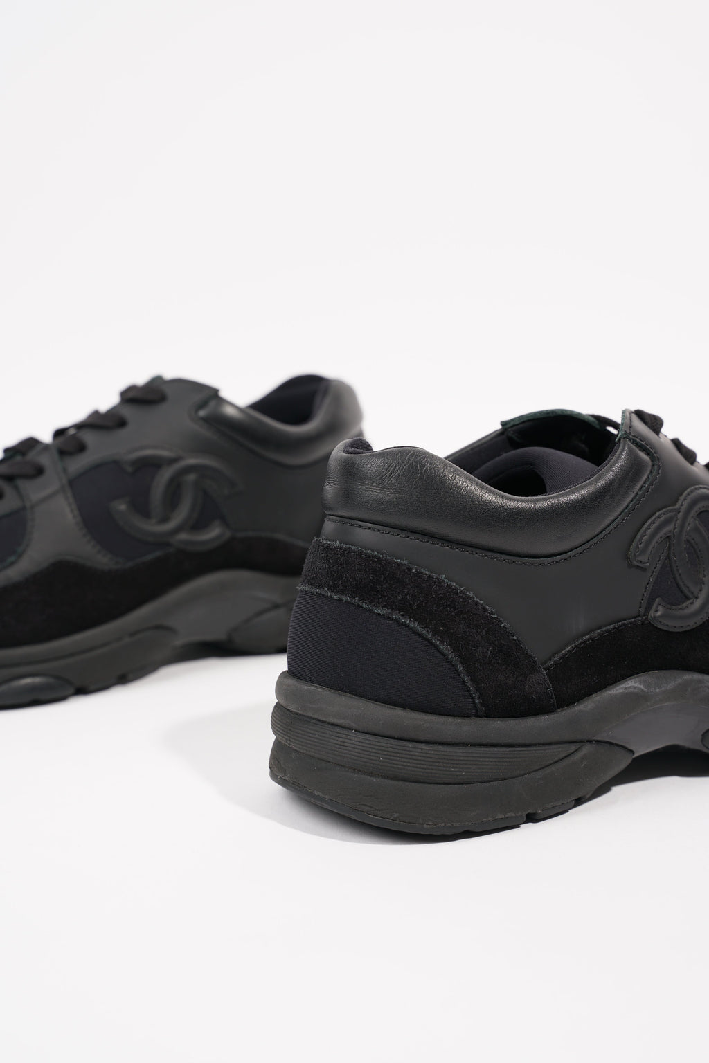 Chanel Womens CC Logo Black EU 38.5 / UK 5.5