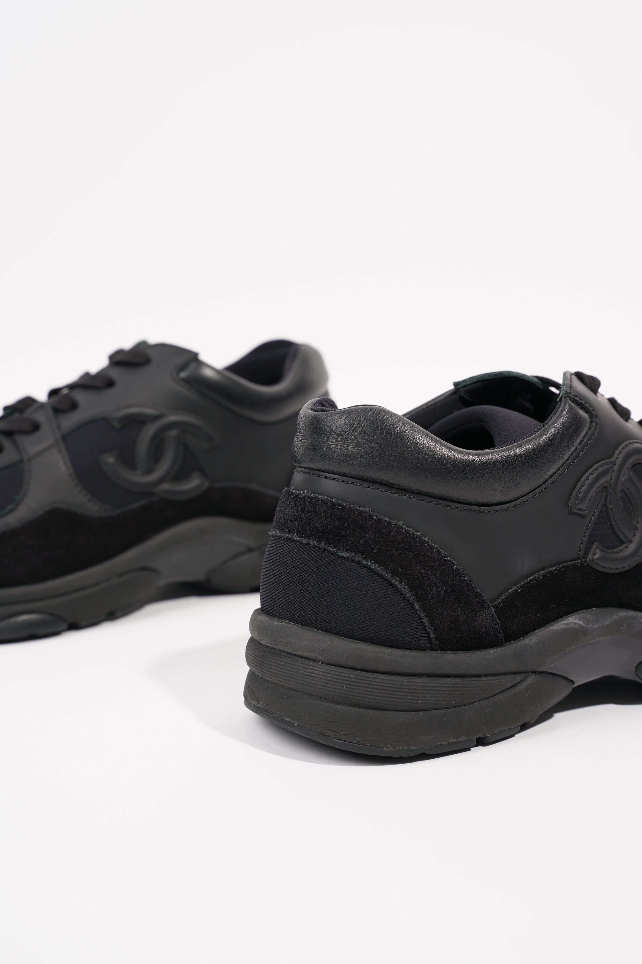 Chanel Womens CC Logo Black EU 38.5 / UK 5.5