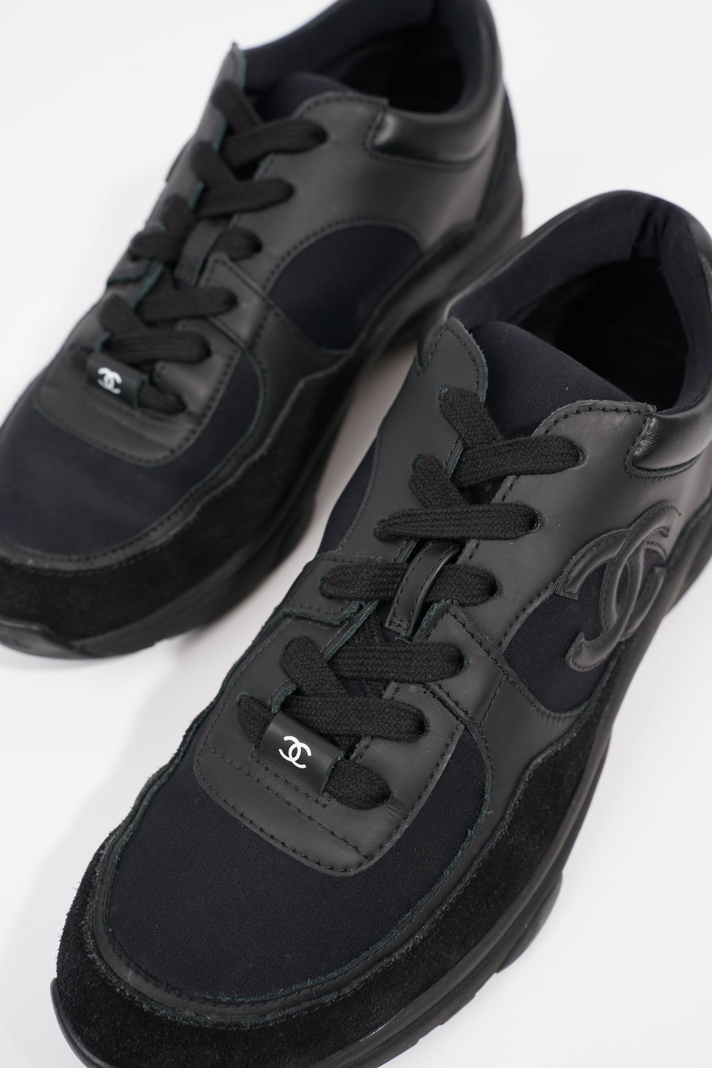 Chanel Womens CC Logo Black EU 38.5 / UK 5.5