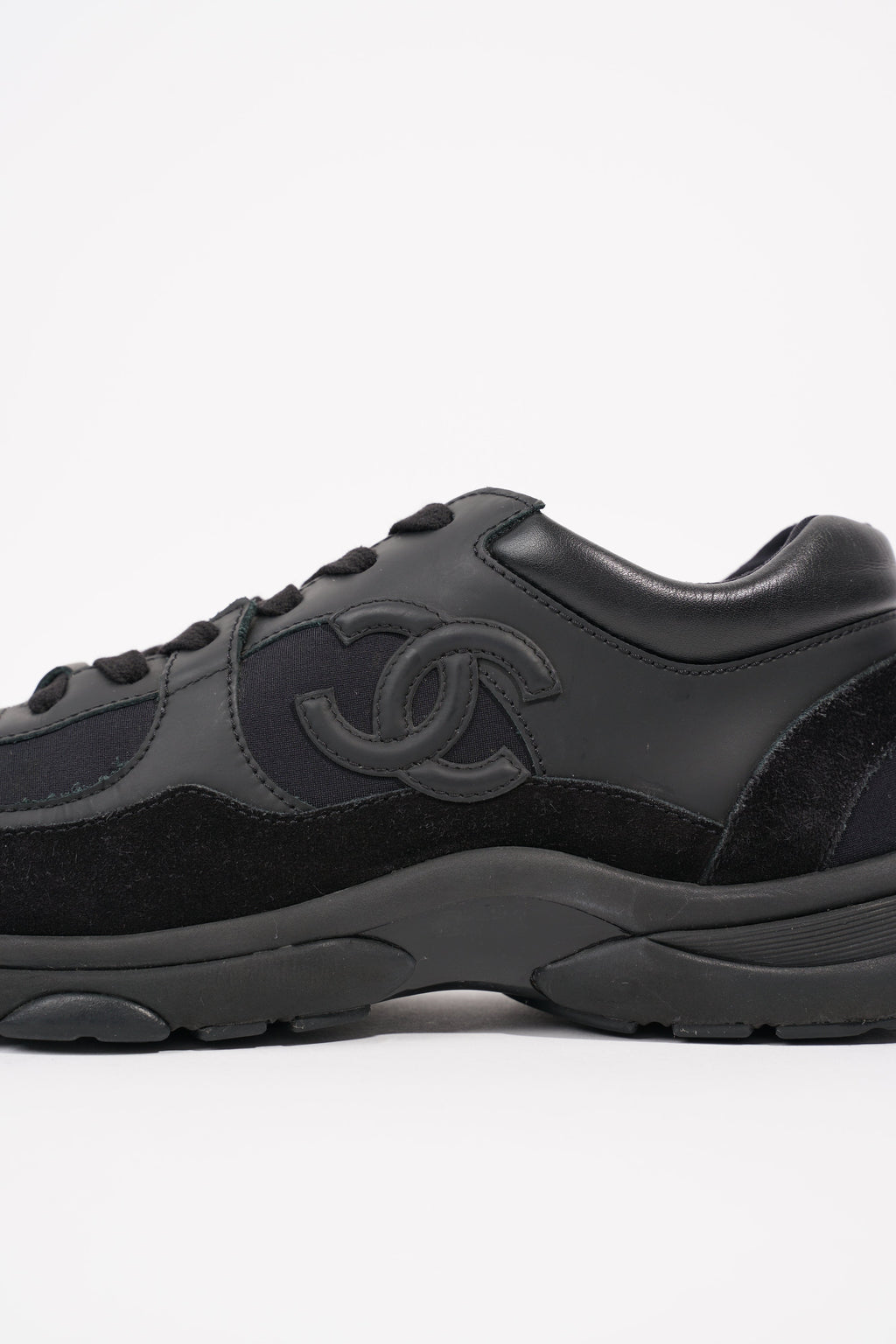 Chanel Womens CC Logo Black EU 38.5 / UK 5.5
