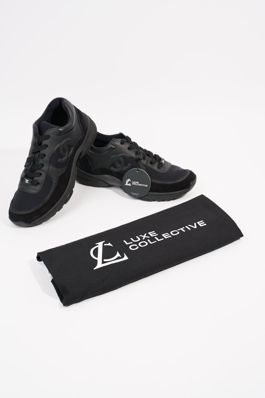 Chanel Womens CC Logo Black EU 38.5 / UK 5.5