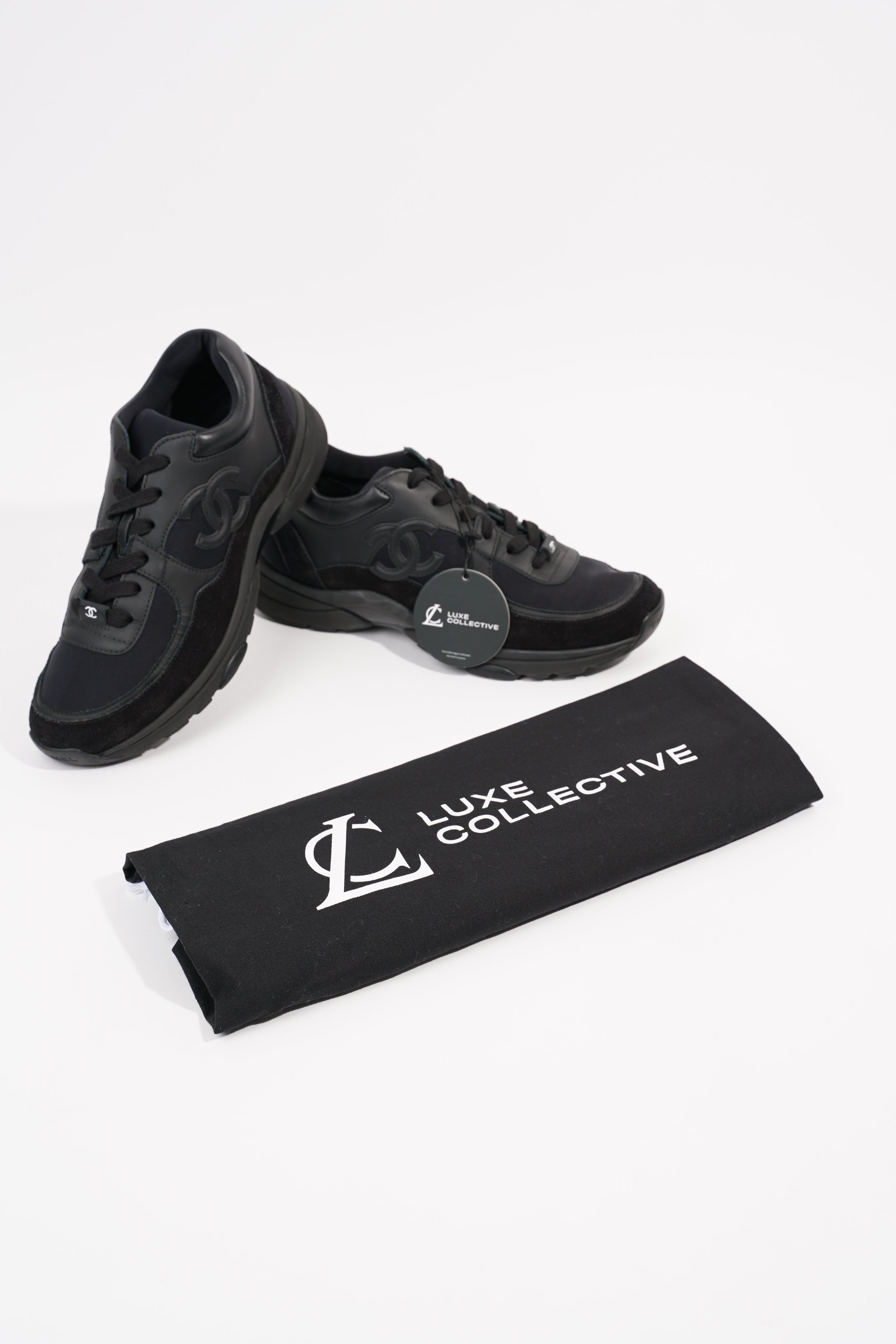 Chanel Womens CC Logo Black EU 38.5 / UK 5.5
