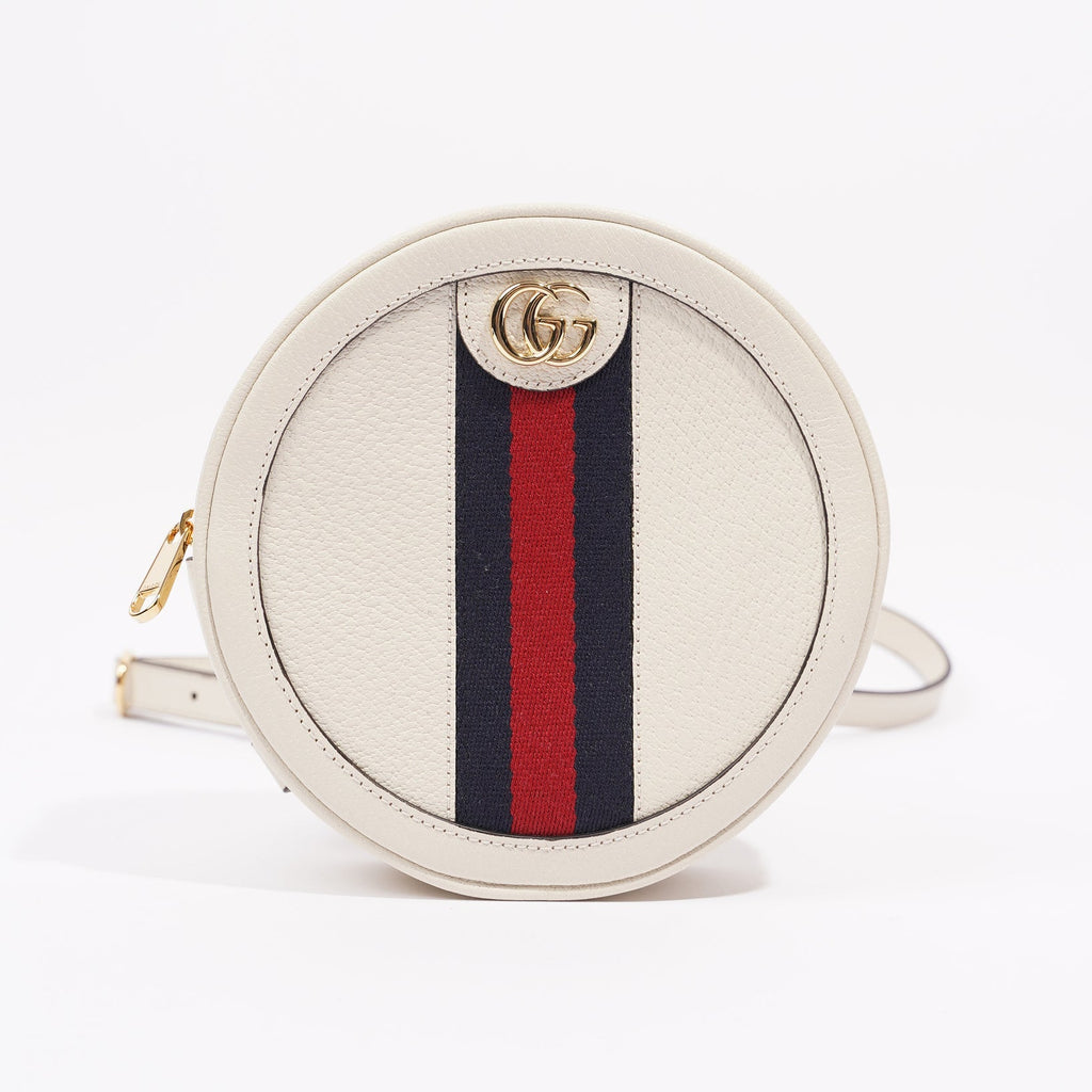 Gucci Ophidia GG Round Backpack Cream Mini