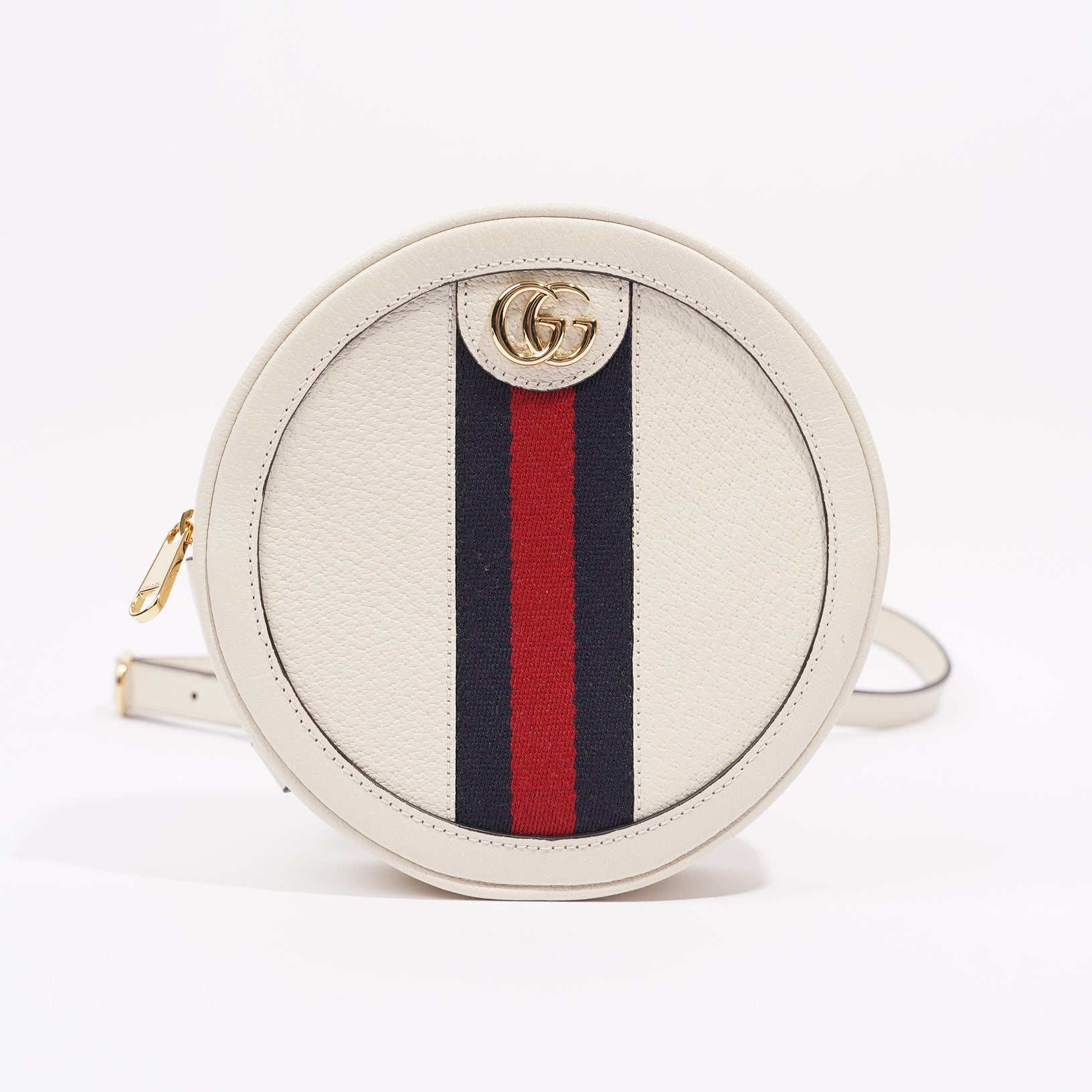 Gucci Ophidia GG Round Backpack Cream Mini