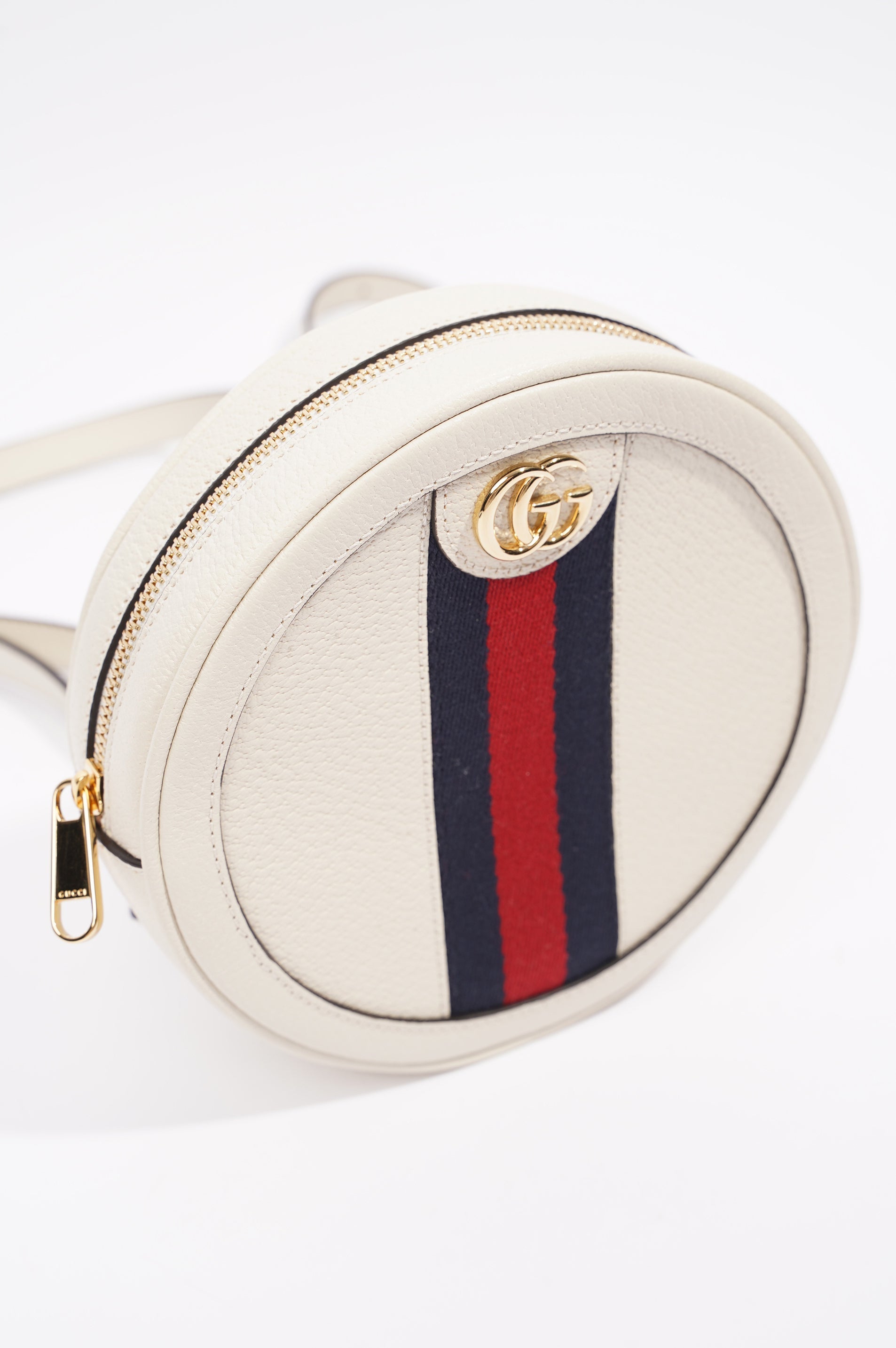 Gucci Ophidia GG Round Backpack Cream Mini