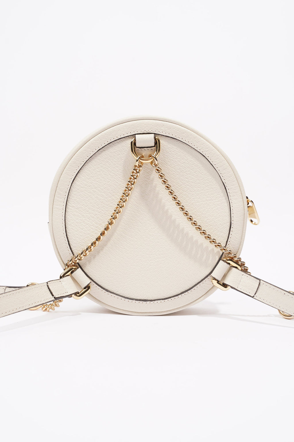 Gucci Ophidia GG Round Backpack Cream Mini