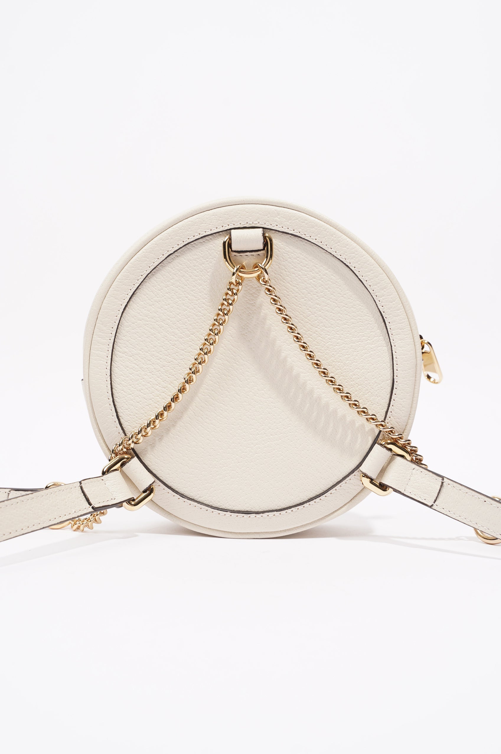 Gucci Ophidia GG Round Backpack Cream Mini
