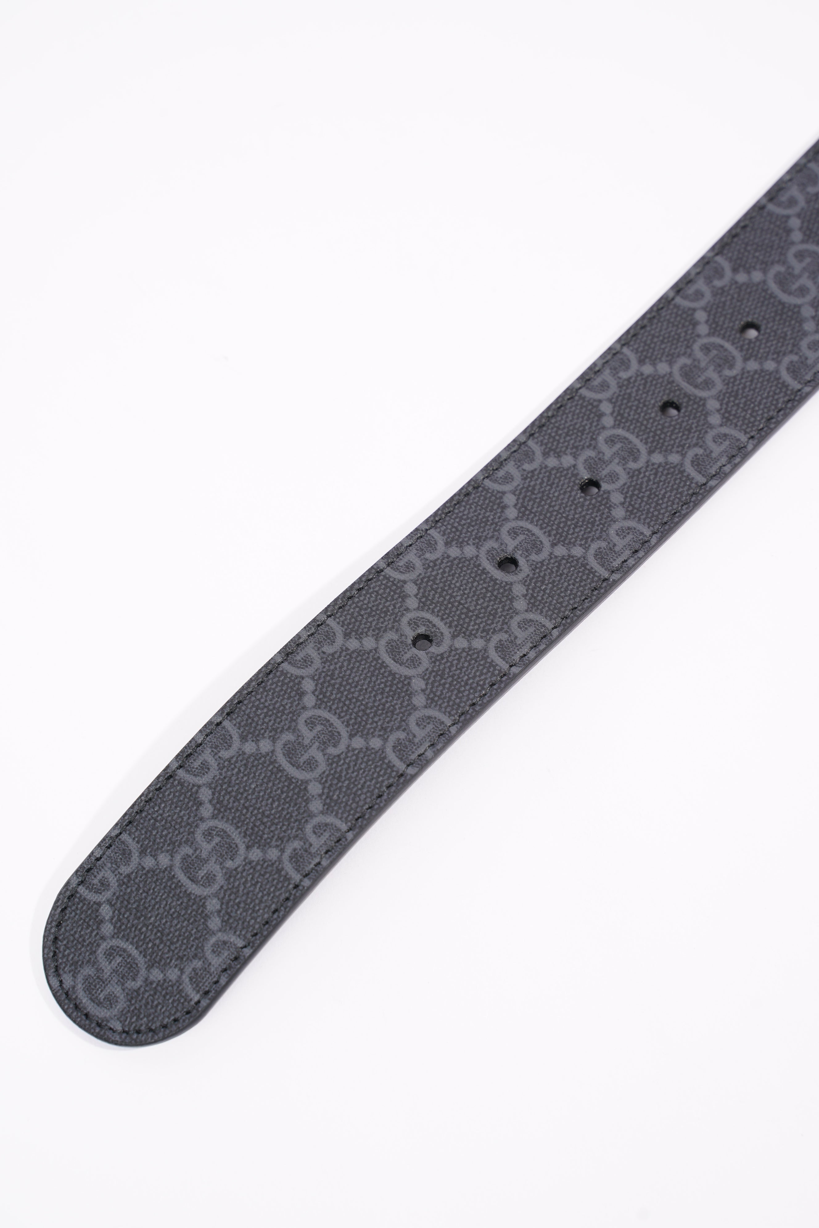 Gucci Mens Interlocking Belt Black 75cm / 30"