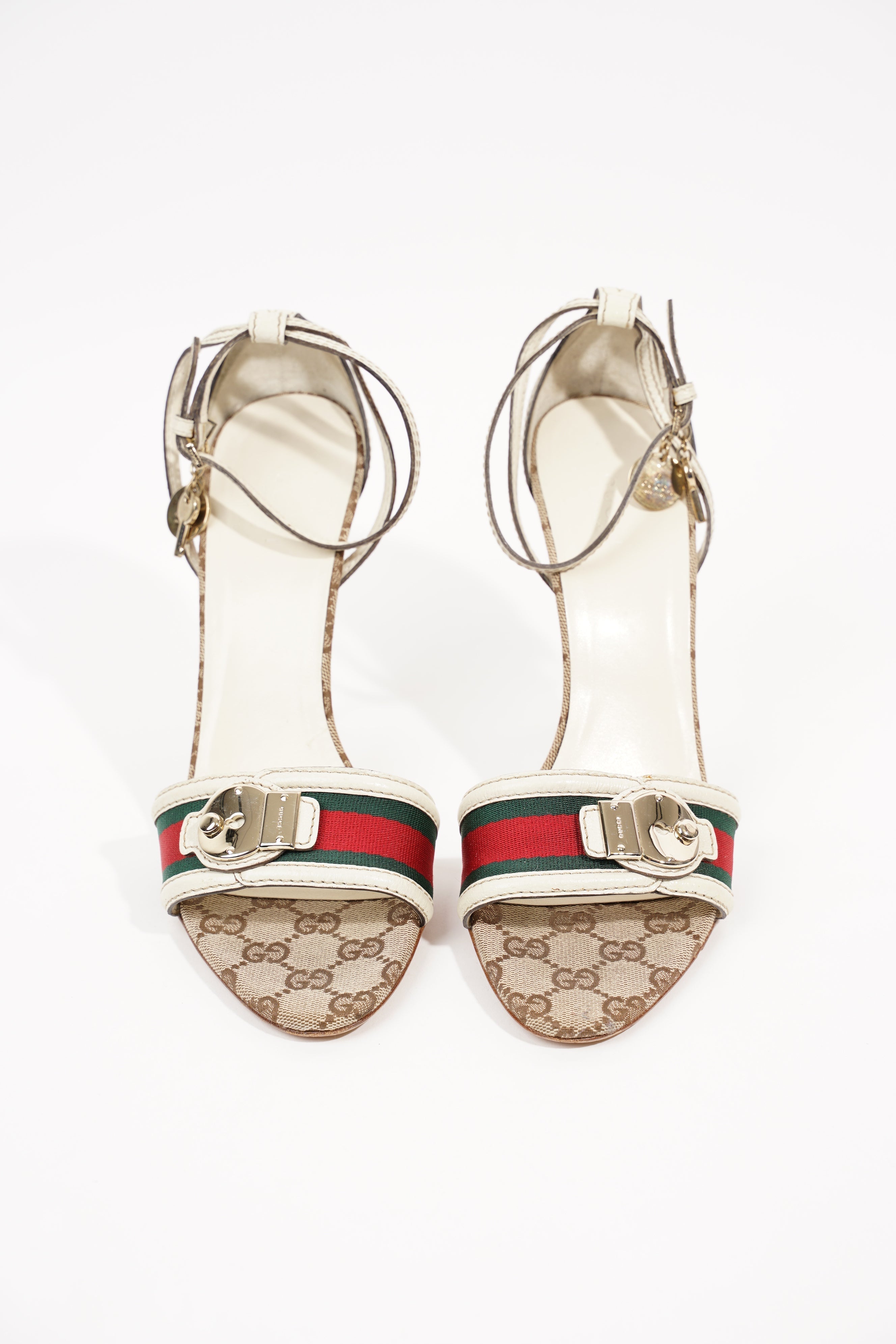 Gucci Womens Strap Sandal White Supreme EU 40 UK 7