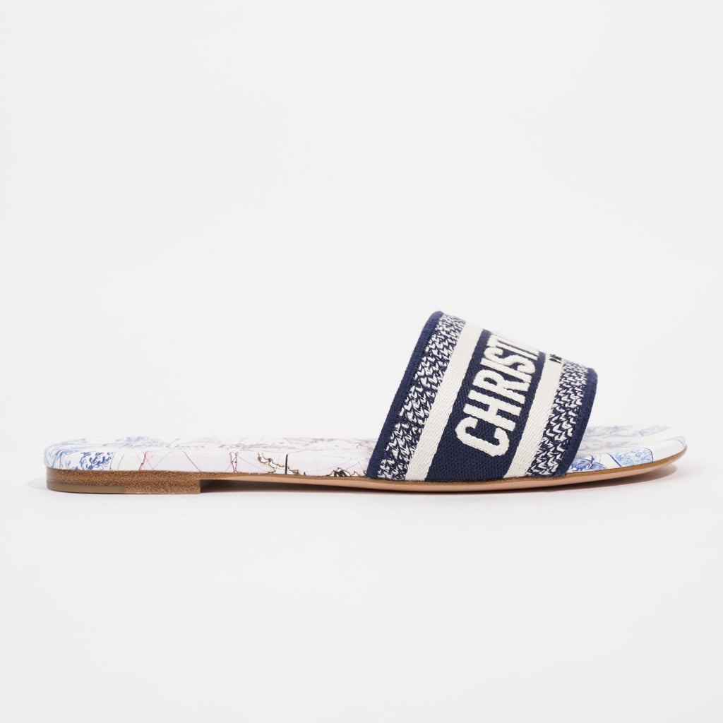 Christian Dior Womens Dway Slide True Blue EU 36.5 / UK 3.5