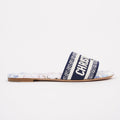 Christian Dior Womens Dway Slide True Blue EU 36.5 / UK 3.5