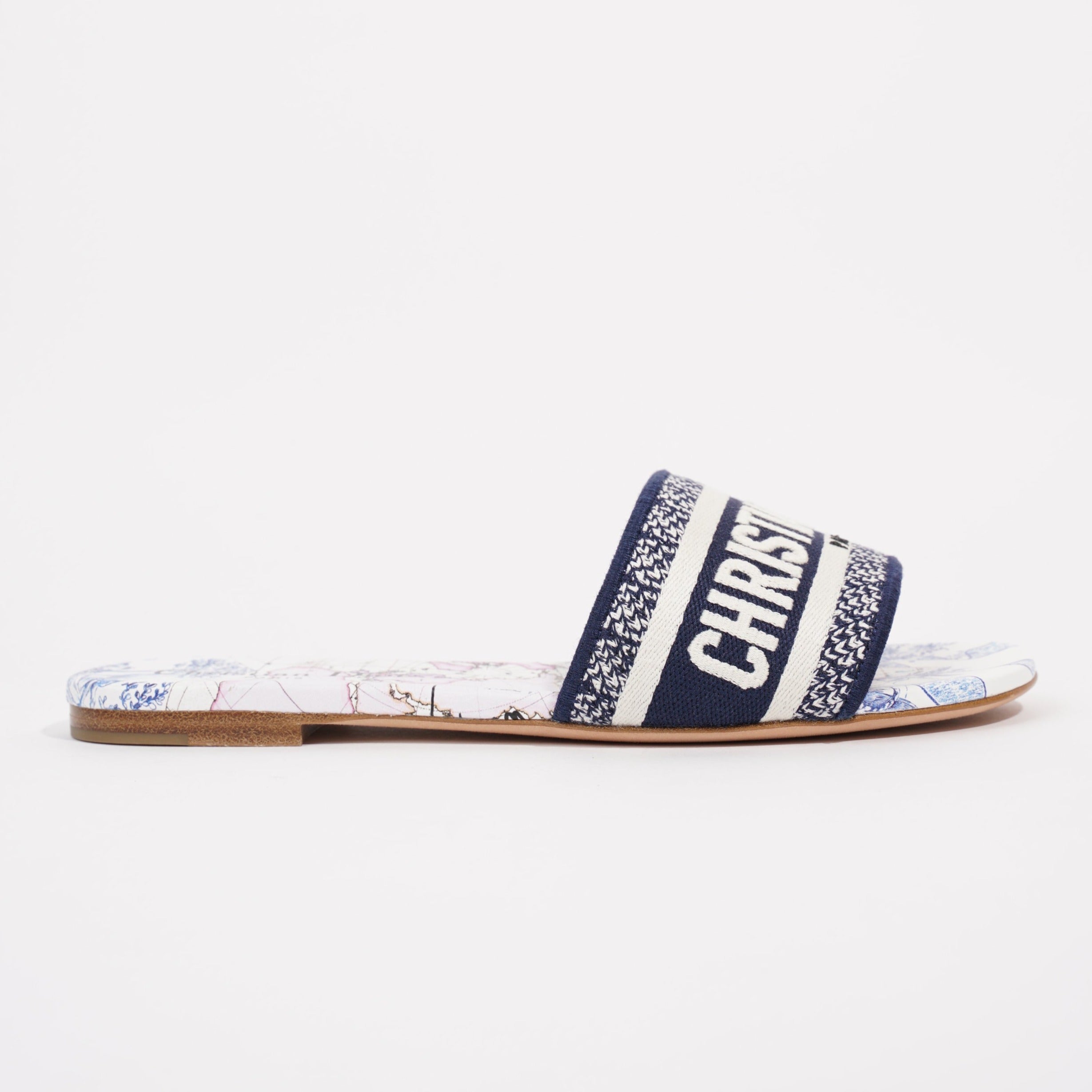 Christian Dior Womens Dway Slide True Blue EU 36.5 / UK 3.5