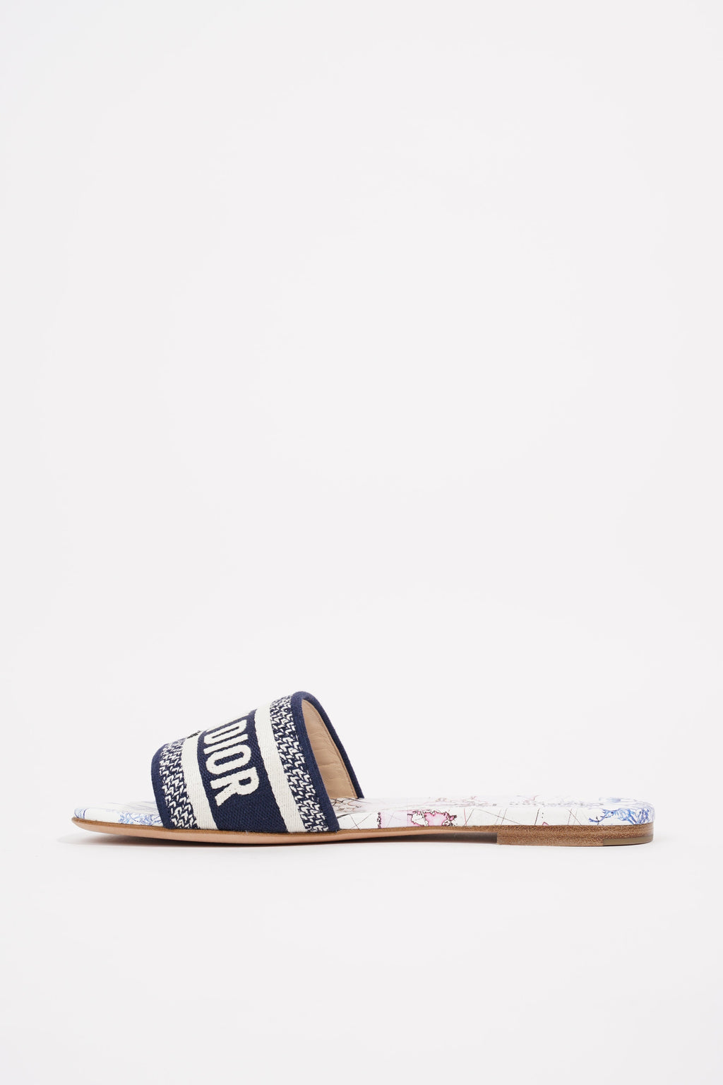 Christian Dior Womens Dway Slide True Blue EU 36.5 / UK 3.5