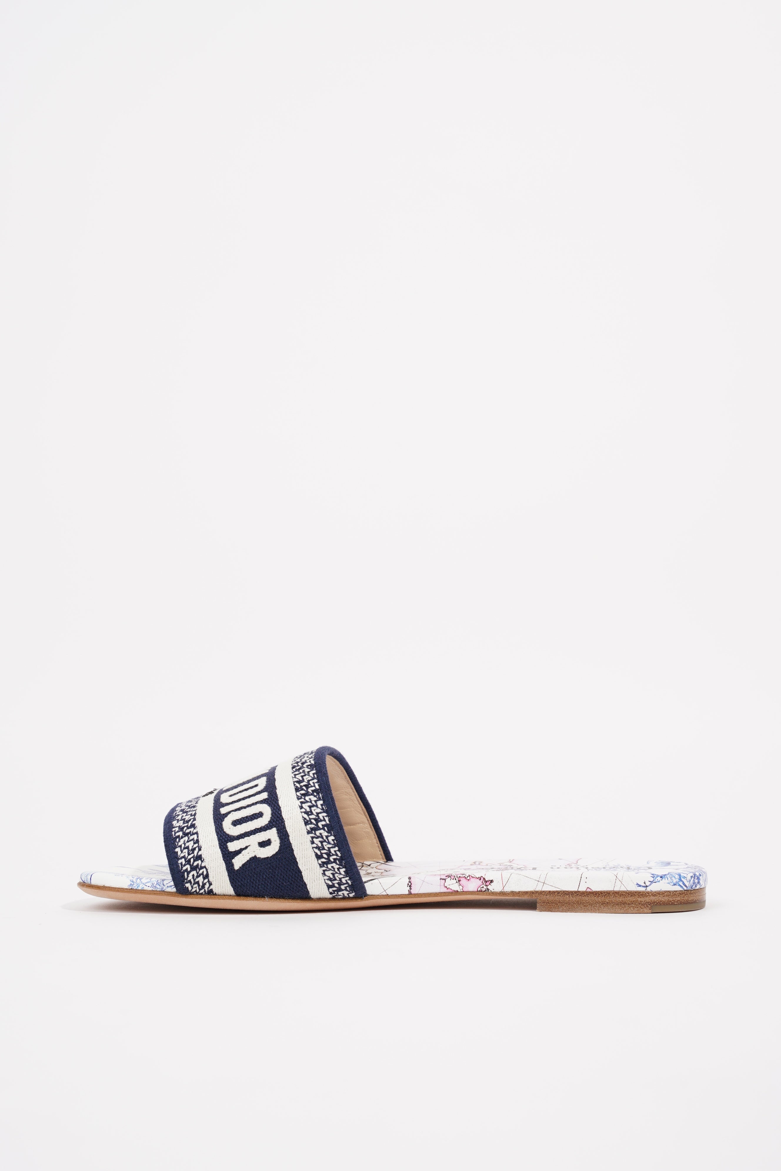 Christian Dior Womens Dway Slide True Blue EU 36.5 / UK 3.5