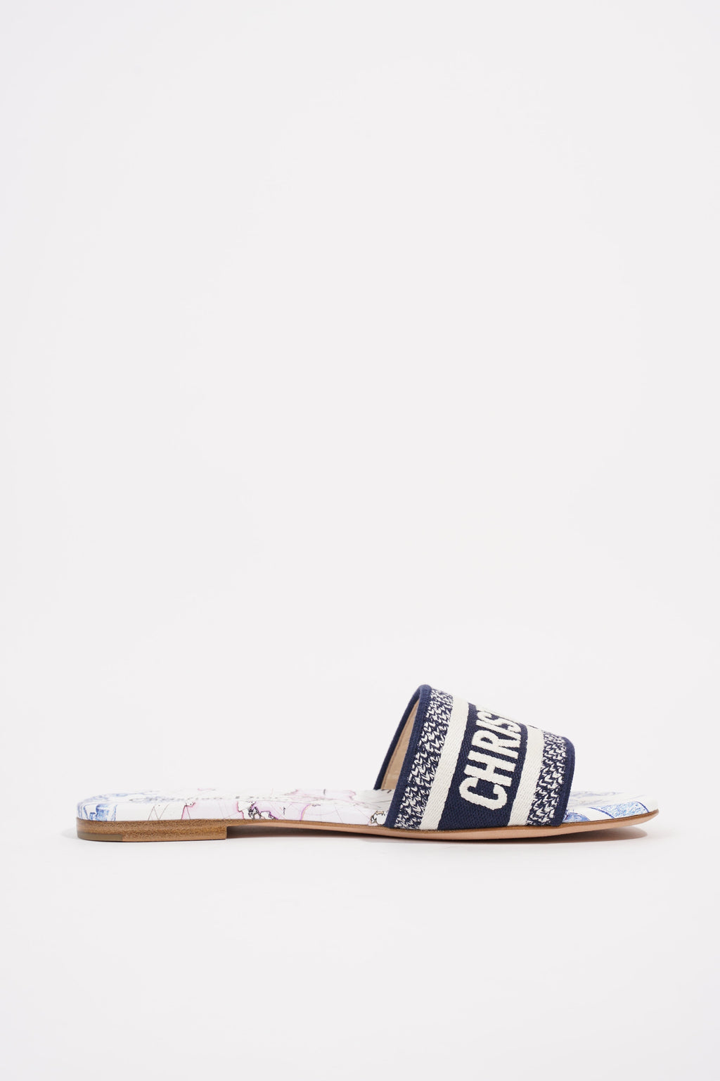 Christian Dior Womens Dway Slide True Blue EU 36.5 / UK 3.5