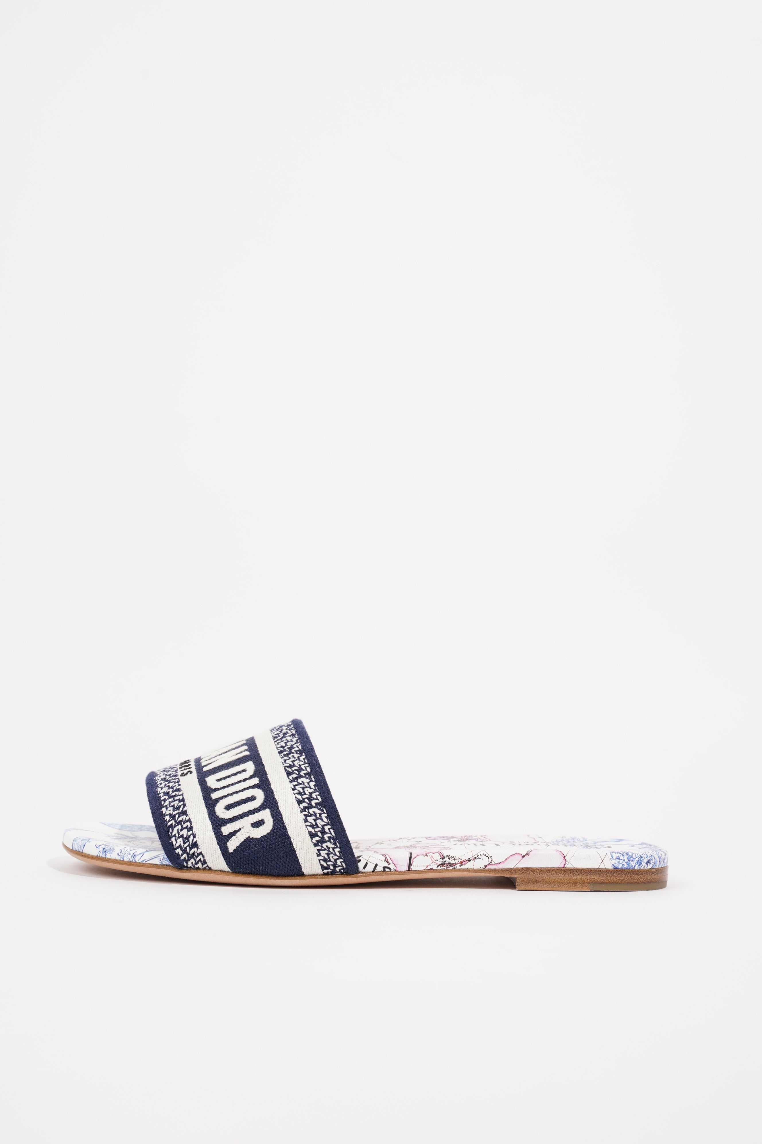 Christian Dior Womens Dway Slide True Blue EU 36.5 / UK 3.5