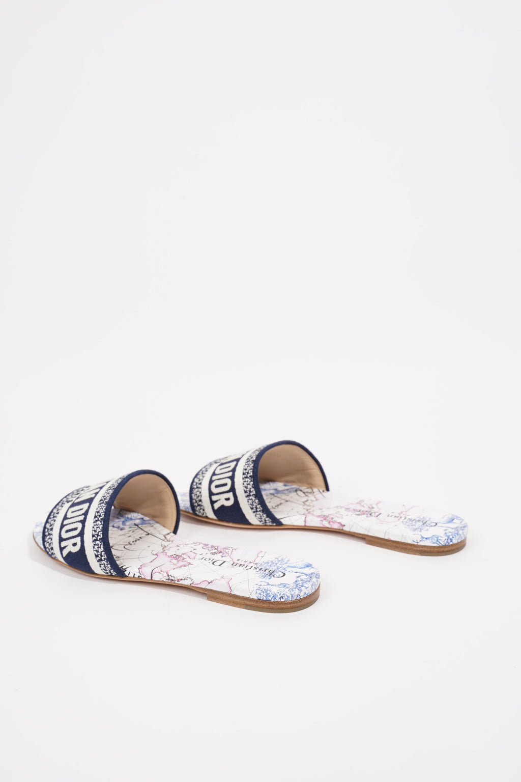 Christian Dior Womens Dway Slide True Blue EU 36.5 / UK 3.5