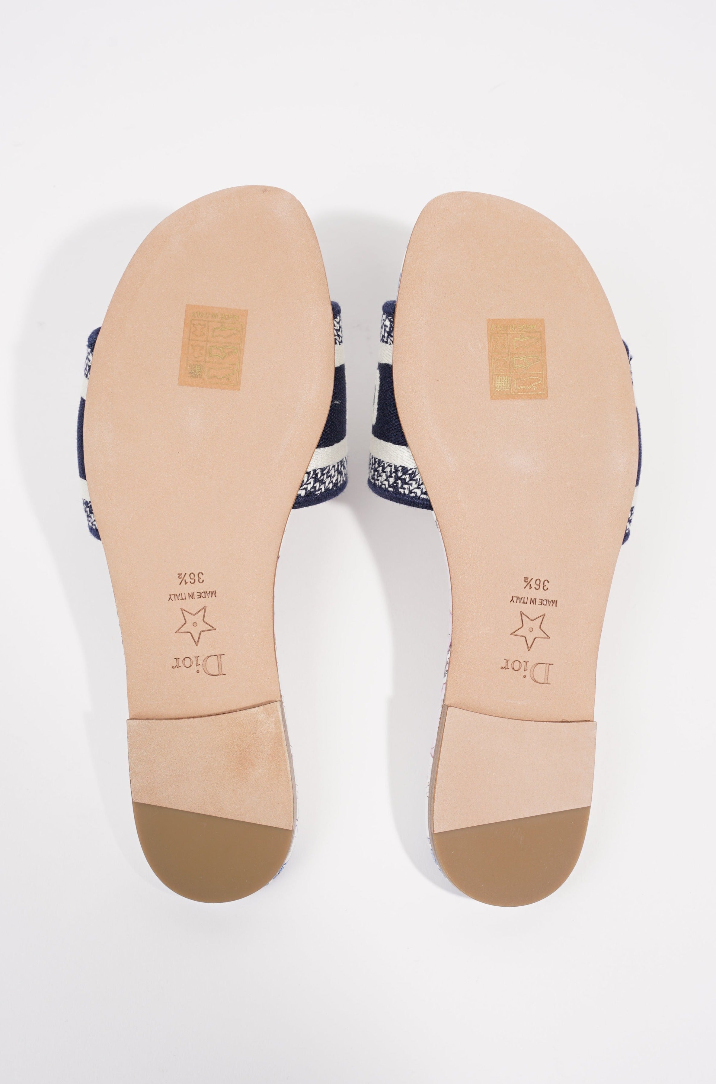 Christian Dior Womens Dway Slide True Blue EU 36.5 / UK 3.5